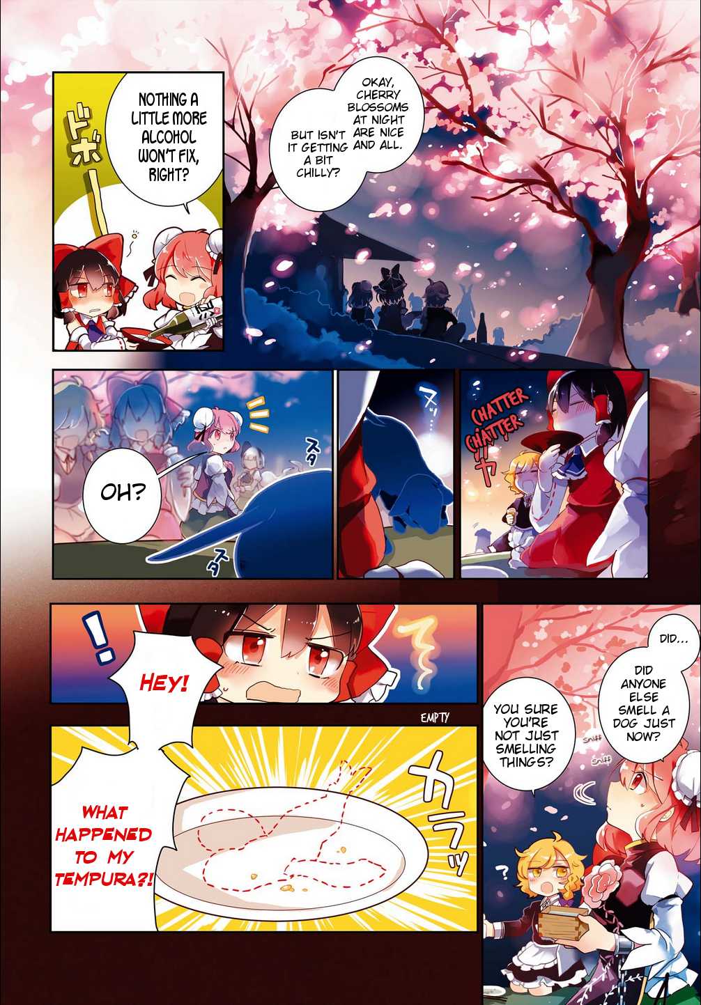 Touhou Ibarakasen - Wild and Horned Hermit Chapter 28 page 2 - Chapter 28: Under the Cherry Blossoms, Even Corpses Cannot Rest