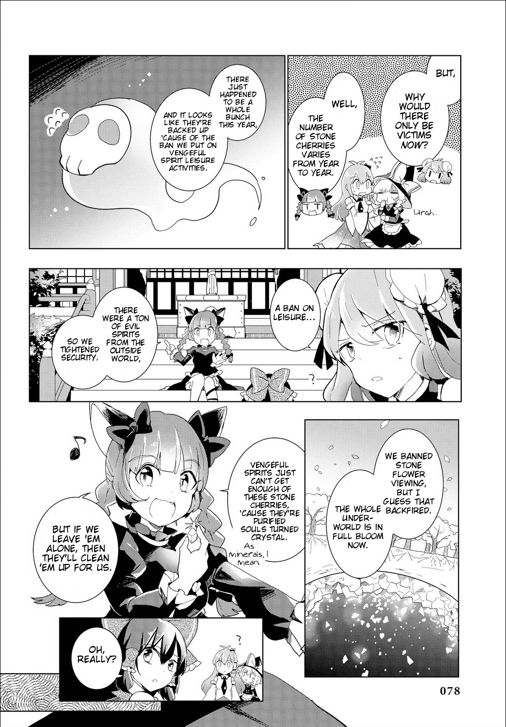 Touhou Ibarakasen - Wild and Horned Hermit Chapter 28 page 22 - Chapter 28: Under the Cherry Blossoms, Even Corpses Cannot Rest