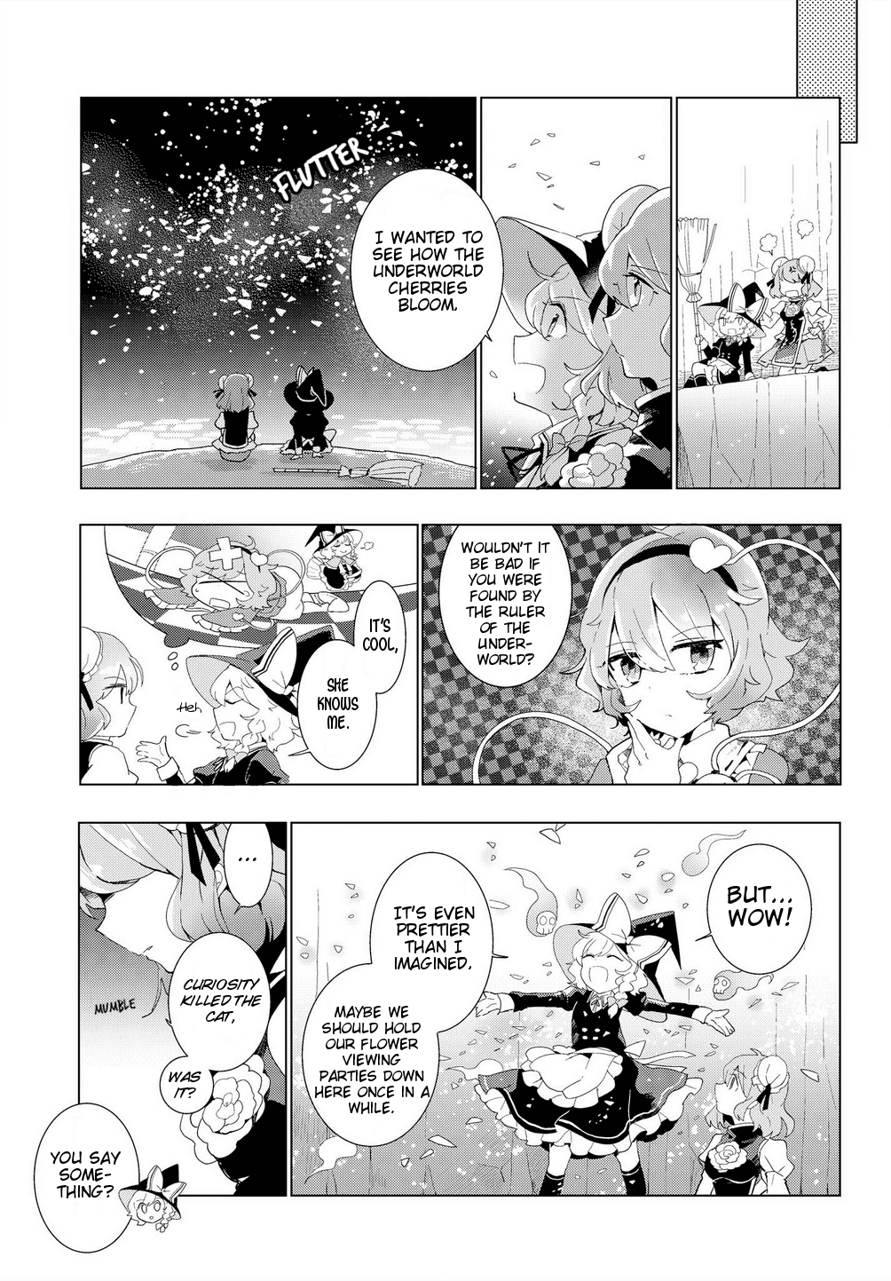 Touhou Ibarakasen - Wild and Horned Hermit Chapter 28 page 25 - Chapter 28: Under the Cherry Blossoms, Even Corpses Cannot Rest