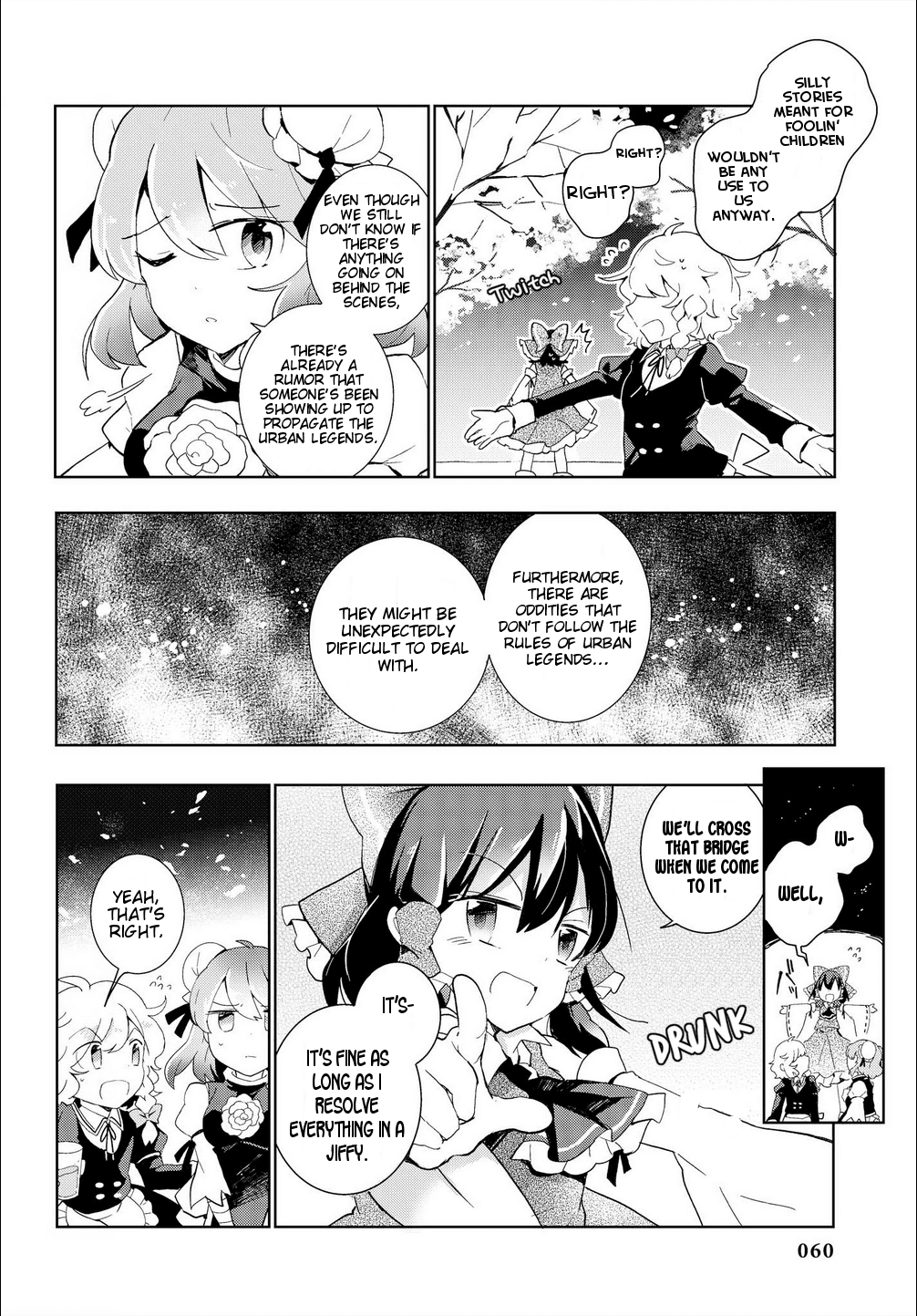 Touhou Ibarakasen - Wild and Horned Hermit Chapter 28 page 4 - Chapter 28: Under the Cherry Blossoms, Even Corpses Cannot Rest