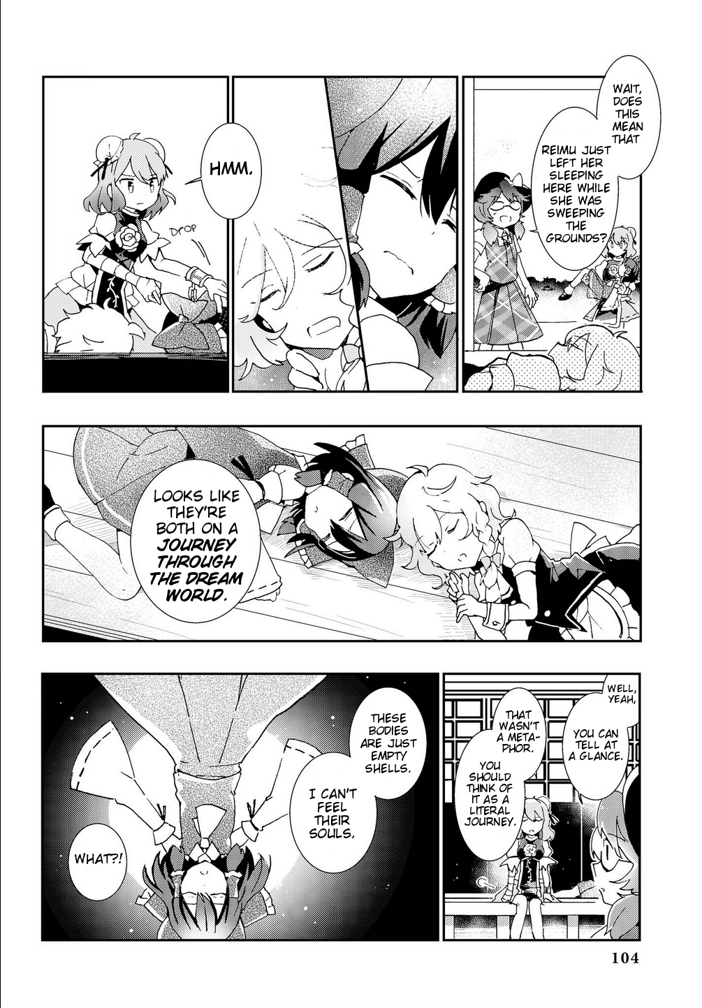 Touhou Ibarakasen - Wild and Horned Hermit Chapter 29 page 20 - Chapter 29: A Dream of the Deep Secret World