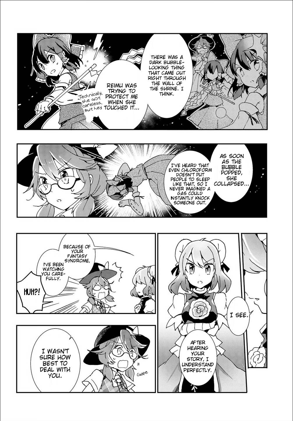 Touhou Ibarakasen - Wild and Horned Hermit Chapter 29 page 22 - Chapter 29: A Dream of the Deep Secret World
