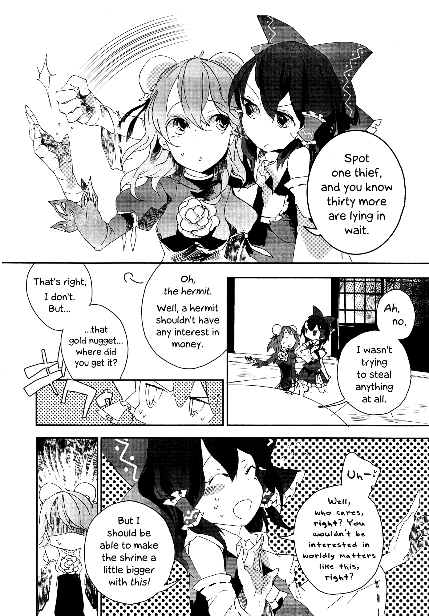 Touhou Ibarakasen - Wild and Horned Hermit Chapter 3 page 14 - Chapter 3: The Criminal's Gold Mine