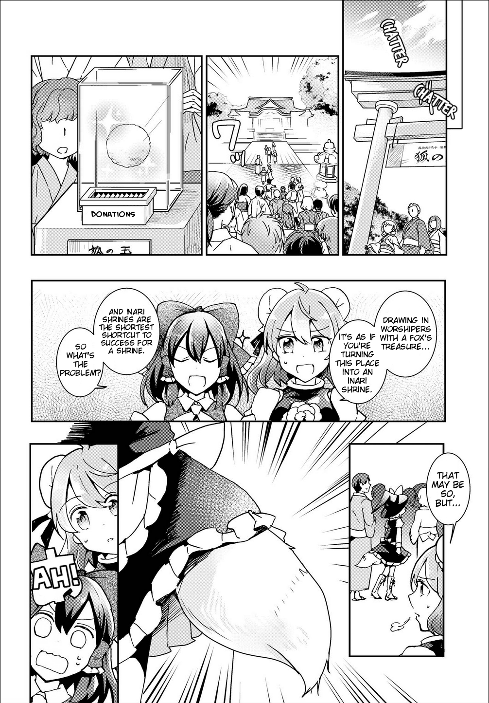 Touhou Ibarakasen - Wild and Horned Hermit Chapter 30 page 10 - Chapter 30: Power Permitted Only to the Gods