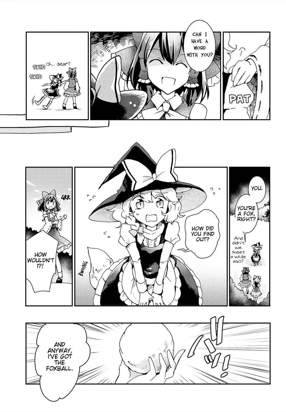 Touhou Ibarakasen - Wild and Horned Hermit Chapter 30 page 11 - Chapter 30: Power Permitted Only to the Gods