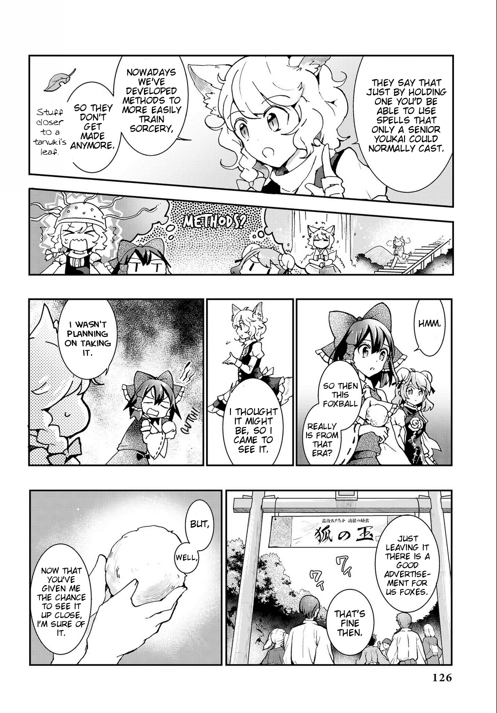Touhou Ibarakasen - Wild and Horned Hermit Chapter 30 page 14 - Chapter 30: Power Permitted Only to the Gods