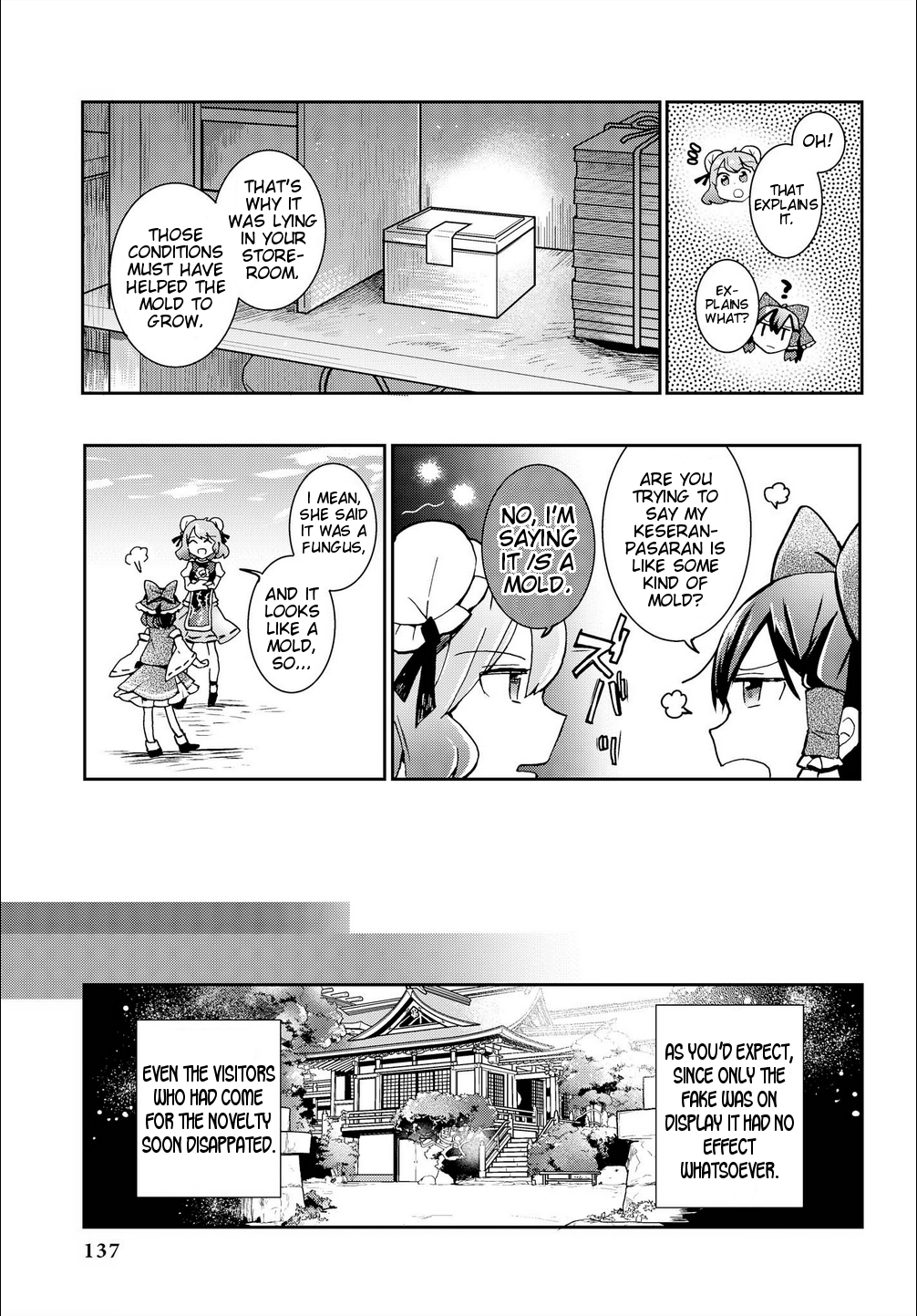 Touhou Ibarakasen - Wild and Horned Hermit Chapter 30 page 25 - Chapter 30: Power Permitted Only to the Gods