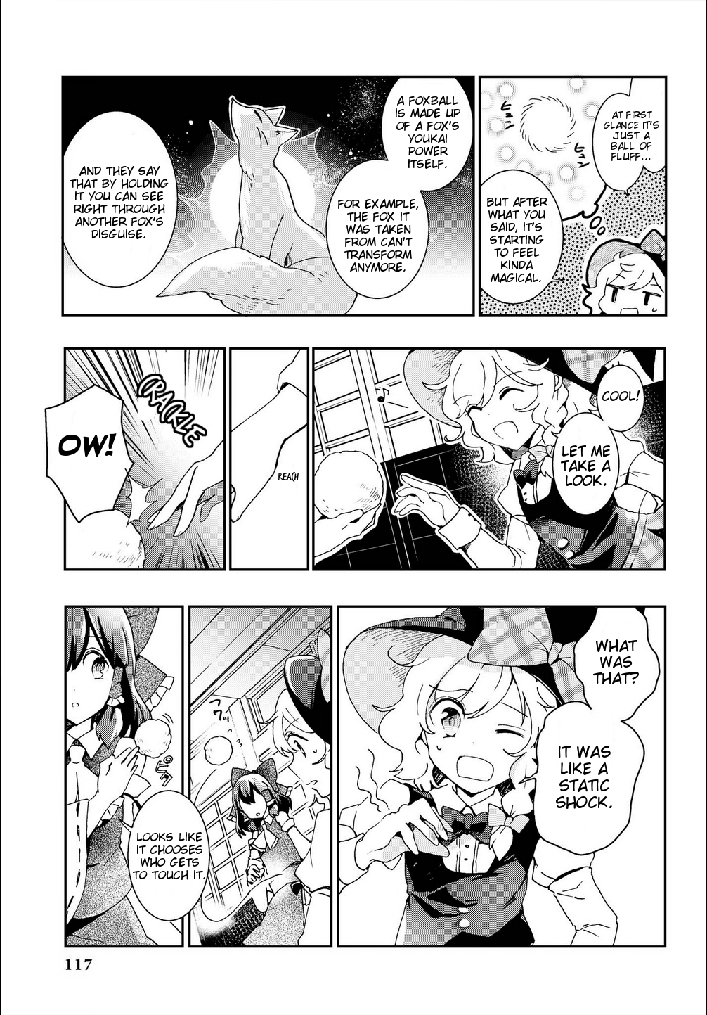 Touhou Ibarakasen - Wild and Horned Hermit Chapter 30 page 5 - Chapter 30: Power Permitted Only to the Gods