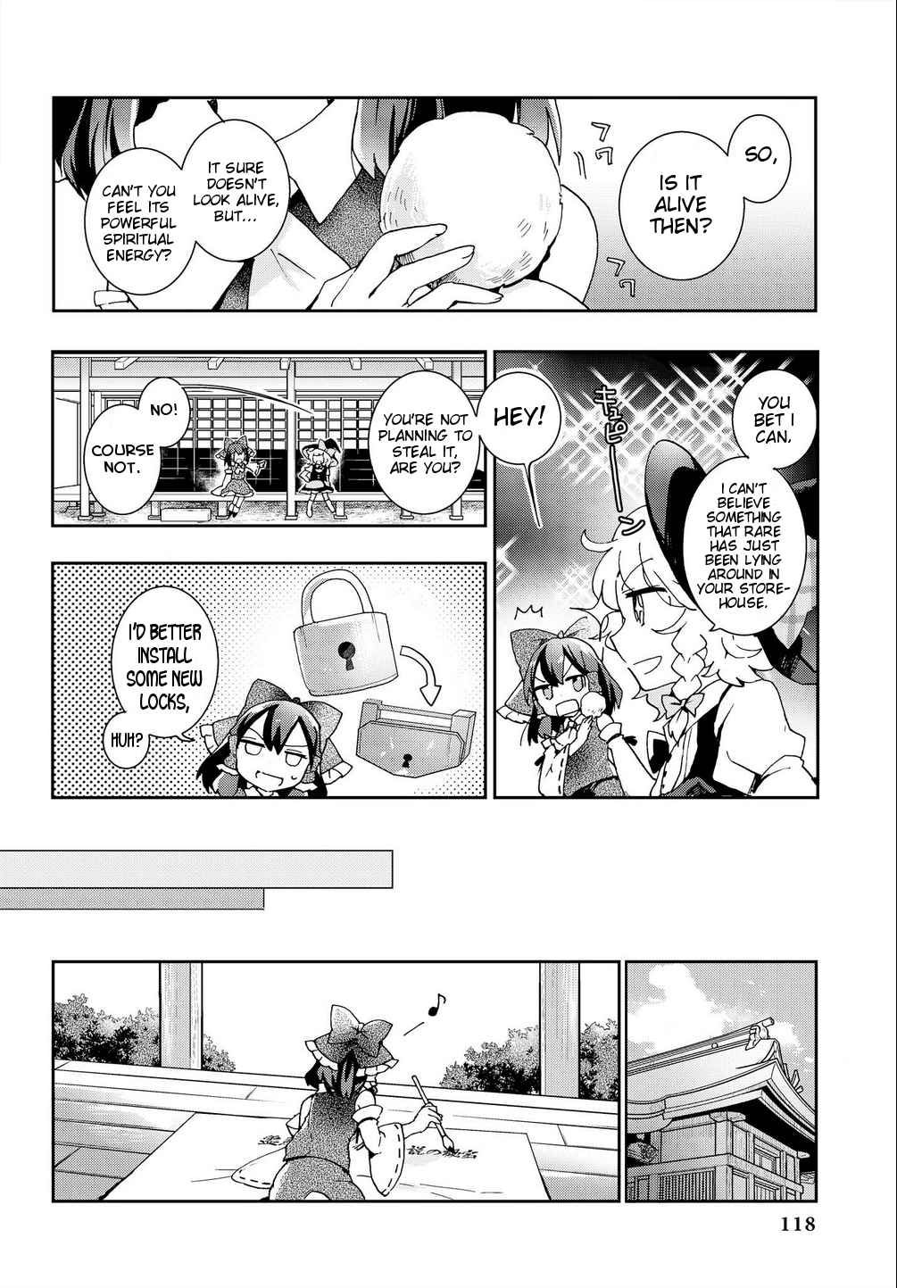 Touhou Ibarakasen - Wild and Horned Hermit Chapter 30 page 6 - Chapter 30: Power Permitted Only to the Gods