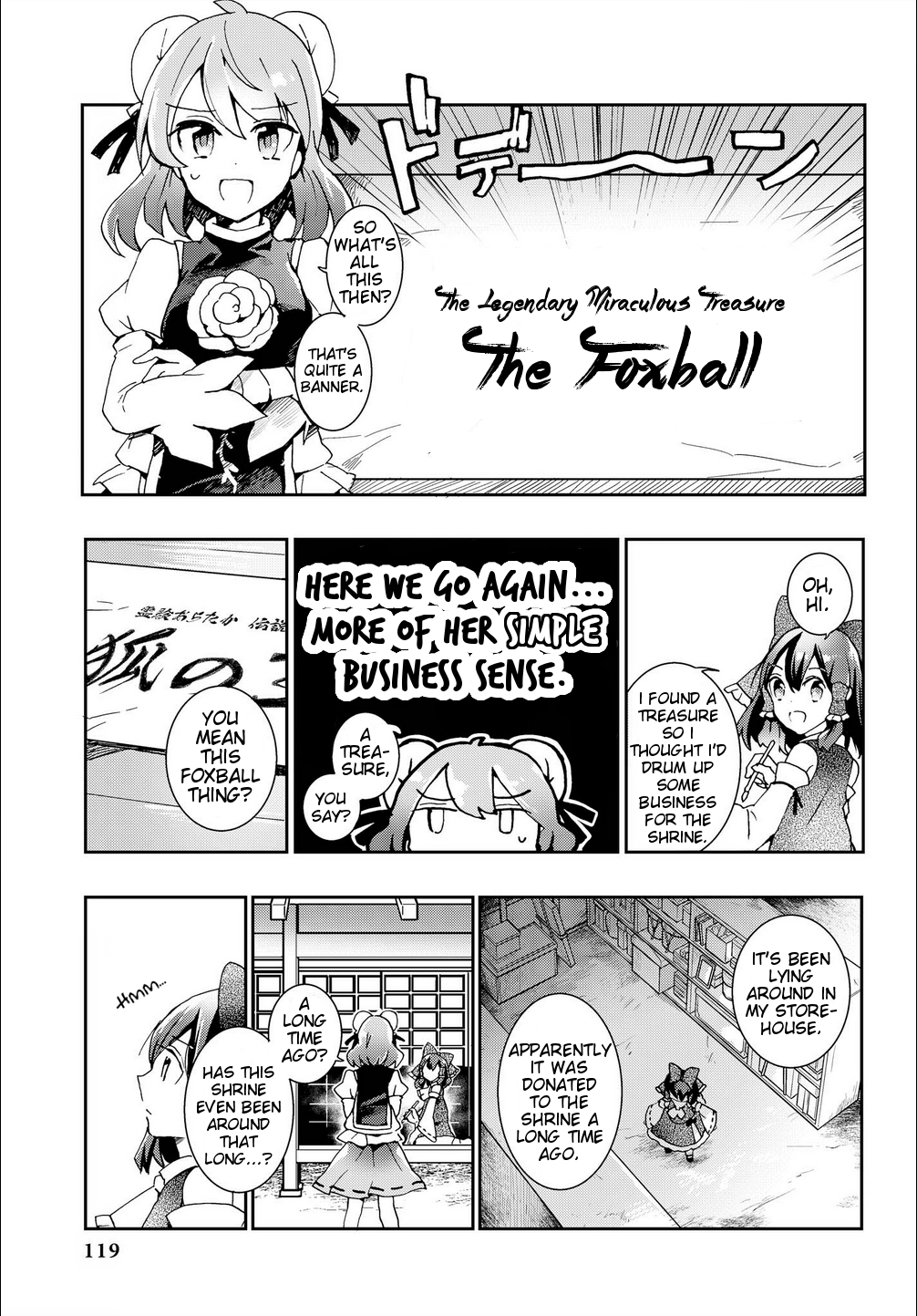 Touhou Ibarakasen - Wild and Horned Hermit Chapter 30 page 7 - Chapter 30: Power Permitted Only to the Gods