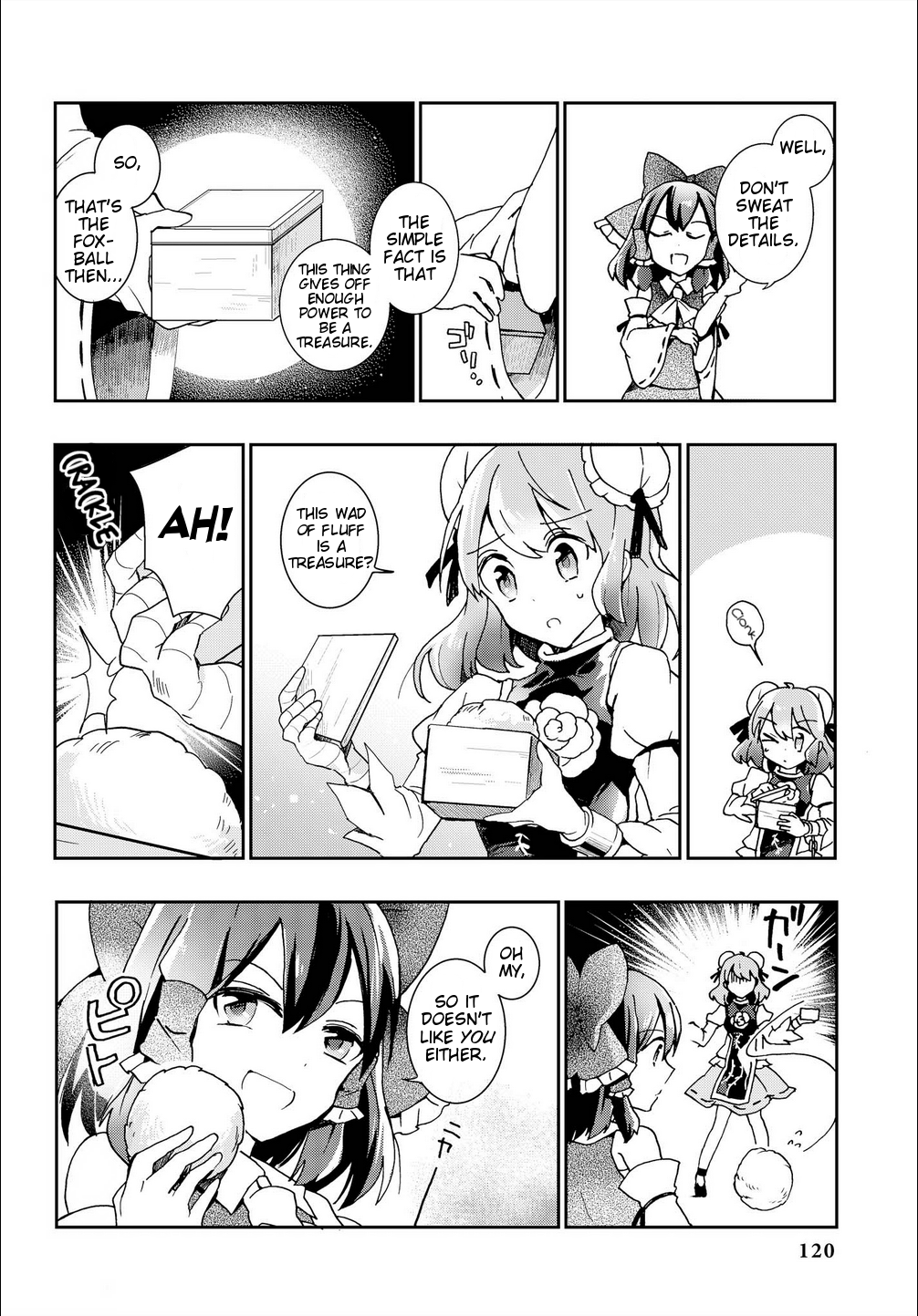 Touhou Ibarakasen - Wild and Horned Hermit Chapter 30 page 8 - Chapter 30: Power Permitted Only to the Gods