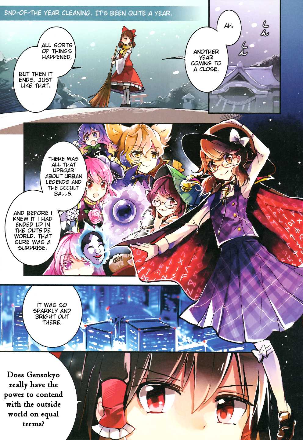Touhou Ibarakasen - Wild and Horned Hermit Chapter 31 page 1 - Chapter 31: Who Spared the Rabbits?