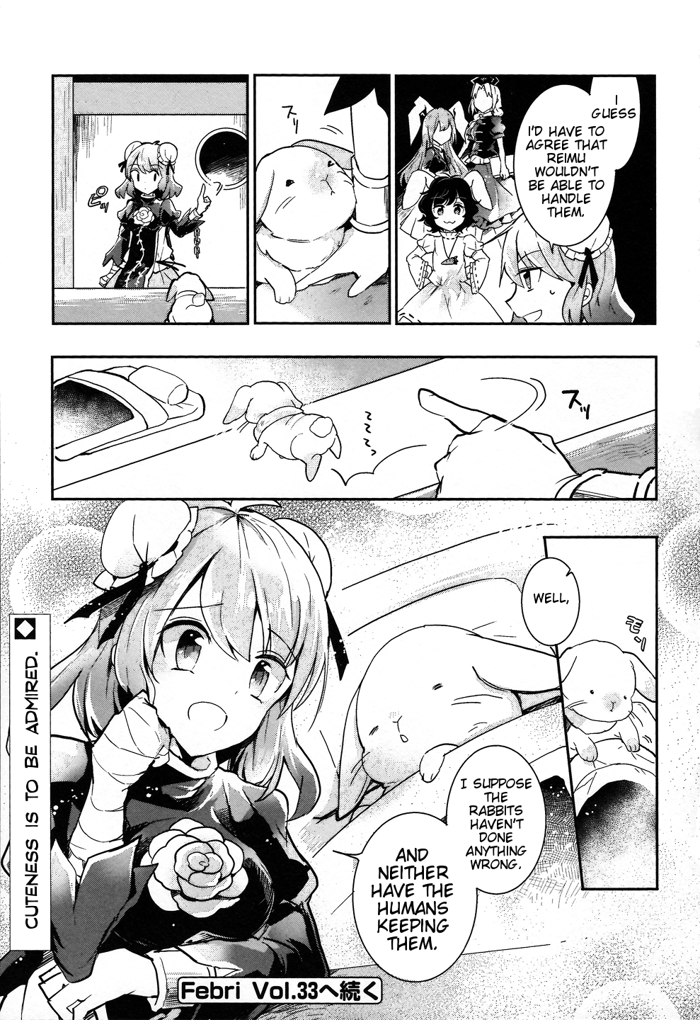 Touhou Ibarakasen - Wild and Horned Hermit Chapter 31 page 27 - Chapter 31: Who Spared the Rabbits?