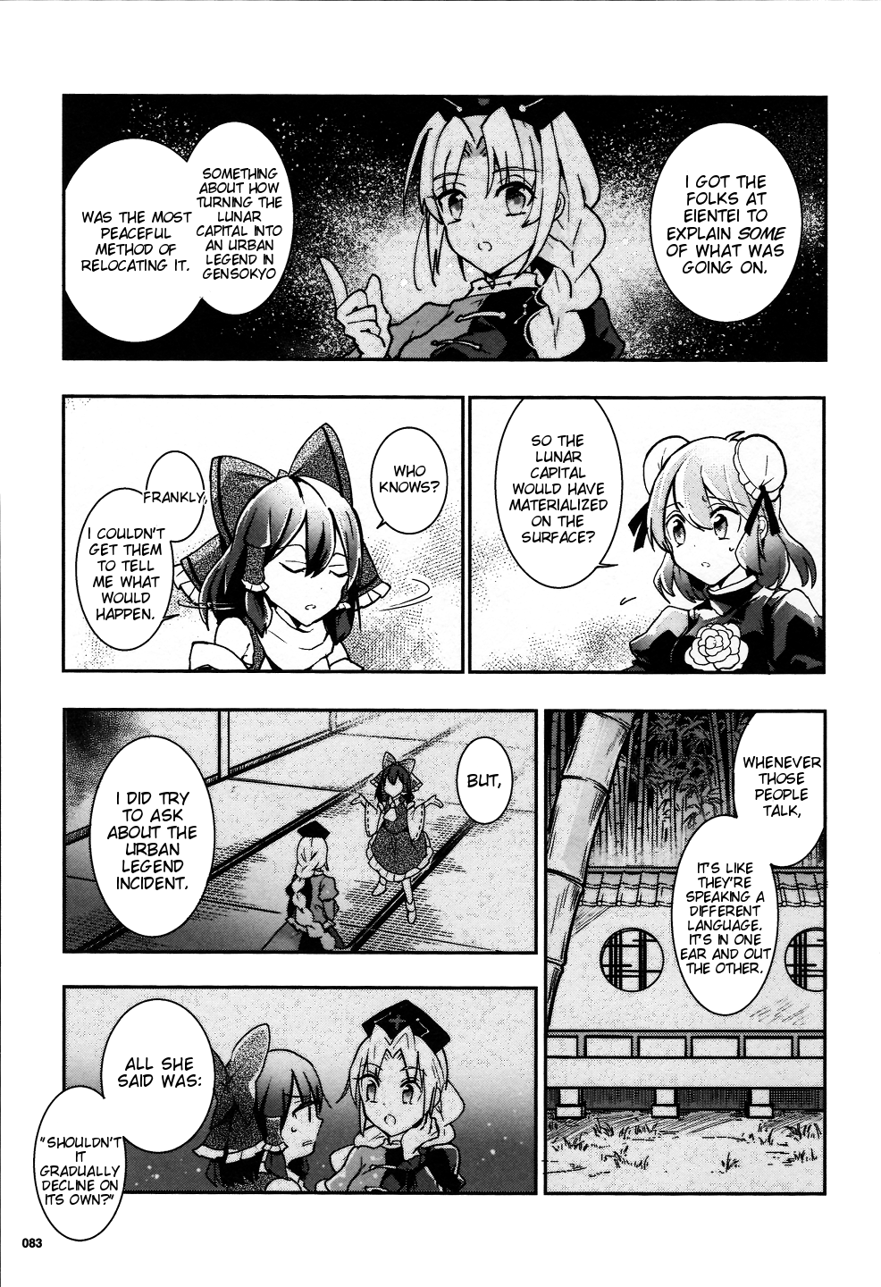 Touhou Ibarakasen - Wild and Horned Hermit Chapter 31 page 5 - Chapter 31: Who Spared the Rabbits?