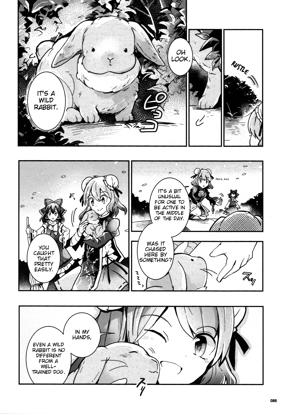 Touhou Ibarakasen - Wild and Horned Hermit Chapter 31 page 8 - Chapter 31: Who Spared the Rabbits?