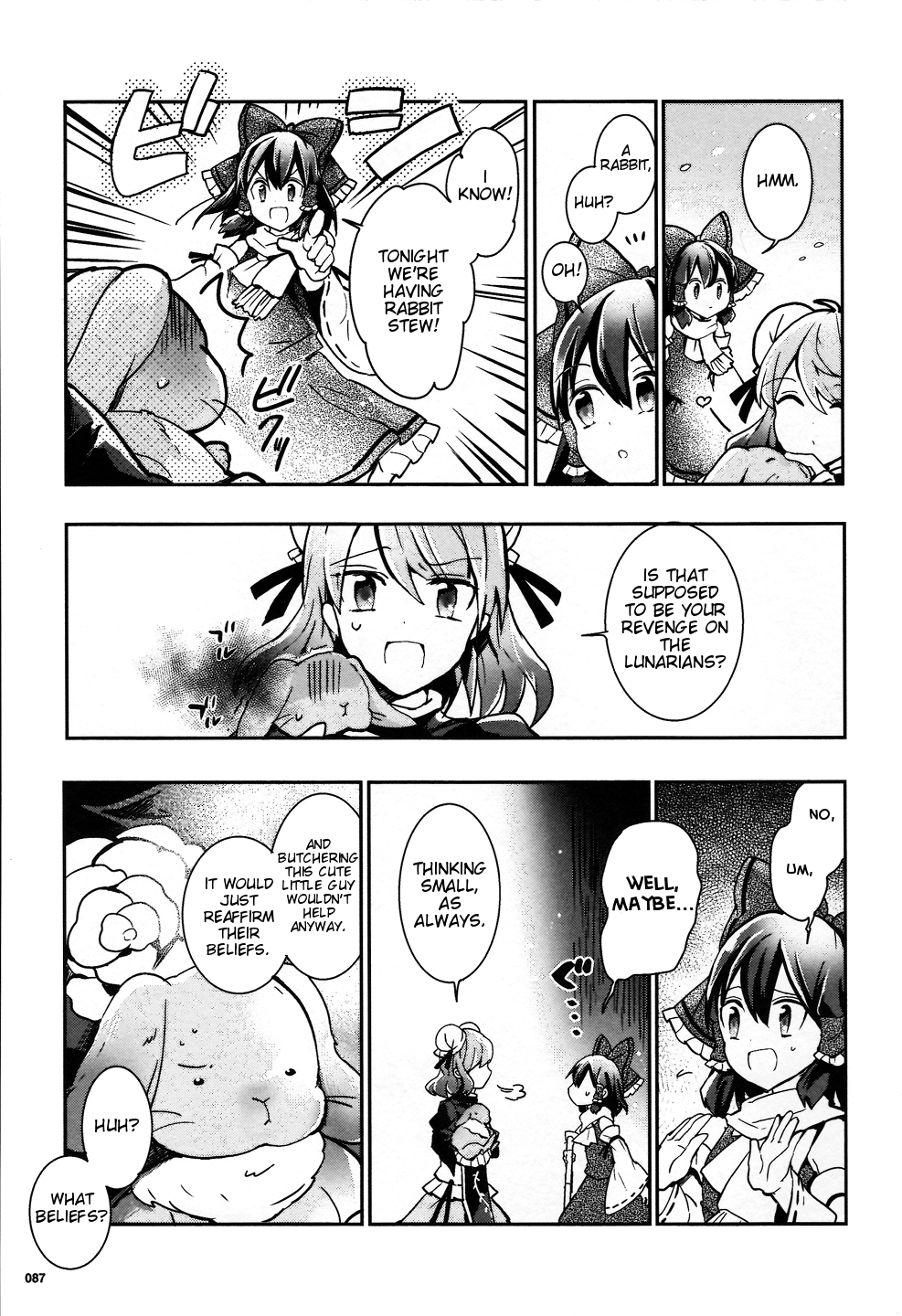 Touhou Ibarakasen - Wild and Horned Hermit Chapter 31 page 9 - Chapter 31: Who Spared the Rabbits?