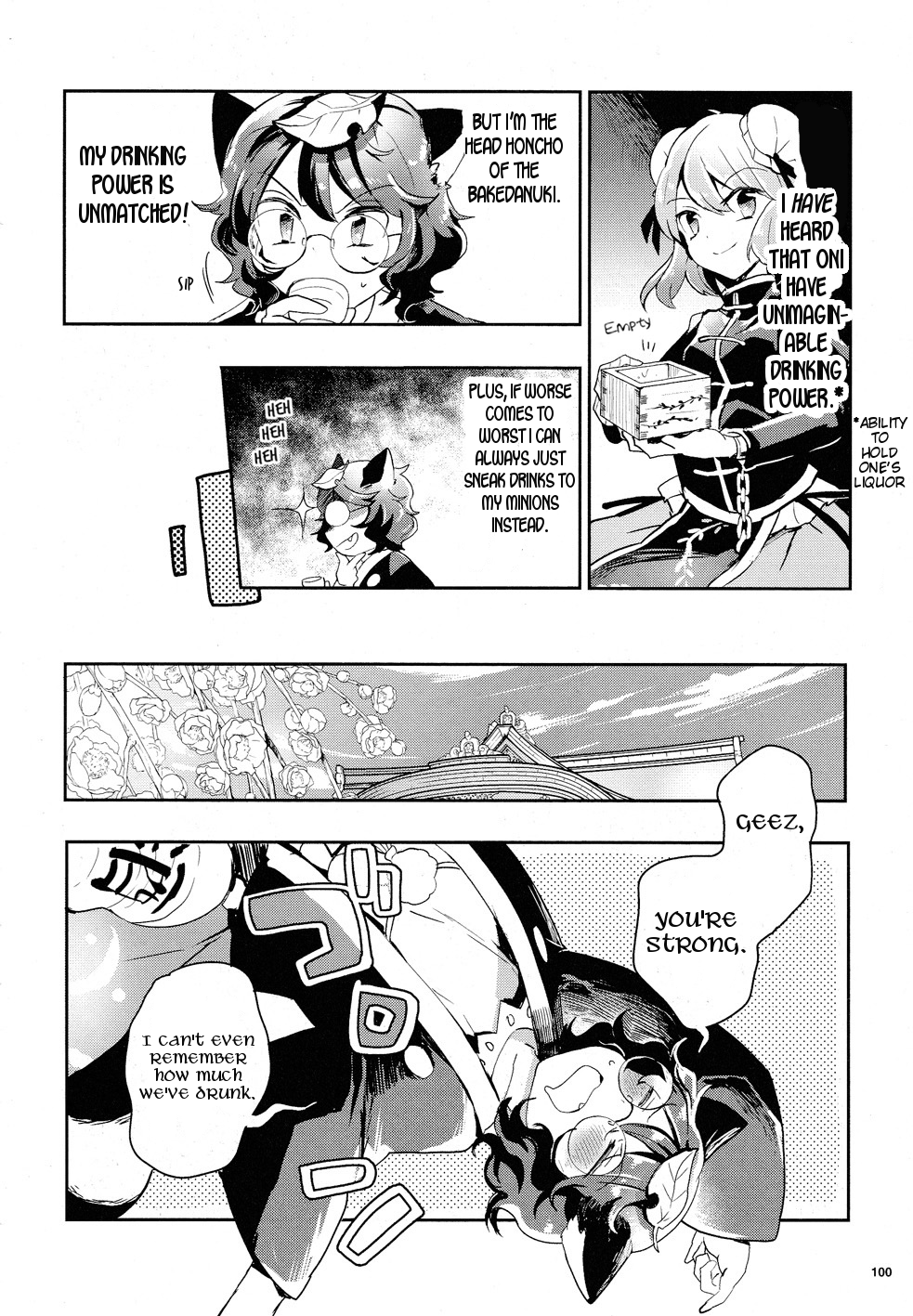 Touhou Ibarakasen - Wild and Horned Hermit Chapter 32 page 22 - Chapter 32: The Secret Pompoko Battle for the King of the Hill