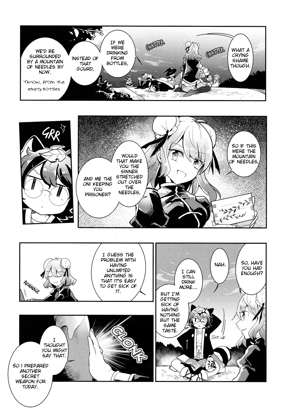 Touhou Ibarakasen - Wild and Horned Hermit Chapter 32 page 23 - Chapter 32: The Secret Pompoko Battle for the King of the Hill