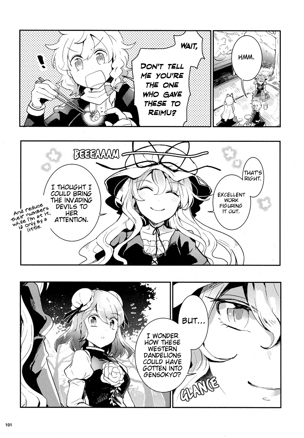 Touhou Ibarakasen - Wild and Horned Hermit Chapter 33 page 23 - Chapter 33: Western Devils Running Rampant Underfoot