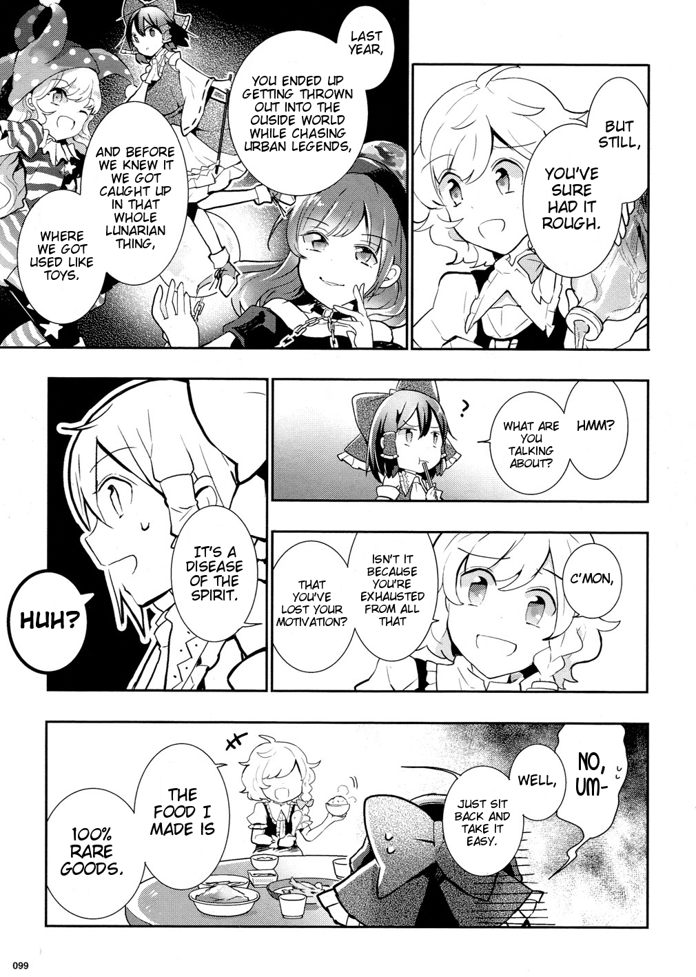 Touhou Ibarakasen - Wild and Horned Hermit Chapter 34 page 21 - Chapter 34: The Unidentified Haze That Afflics the Brain