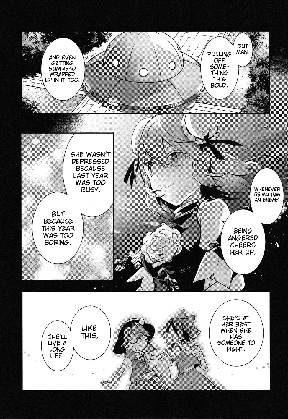 Touhou Ibarakasen - Wild and Horned Hermit Chapter 34 page 28 - Chapter 34: The Unidentified Haze That Afflics the Brain