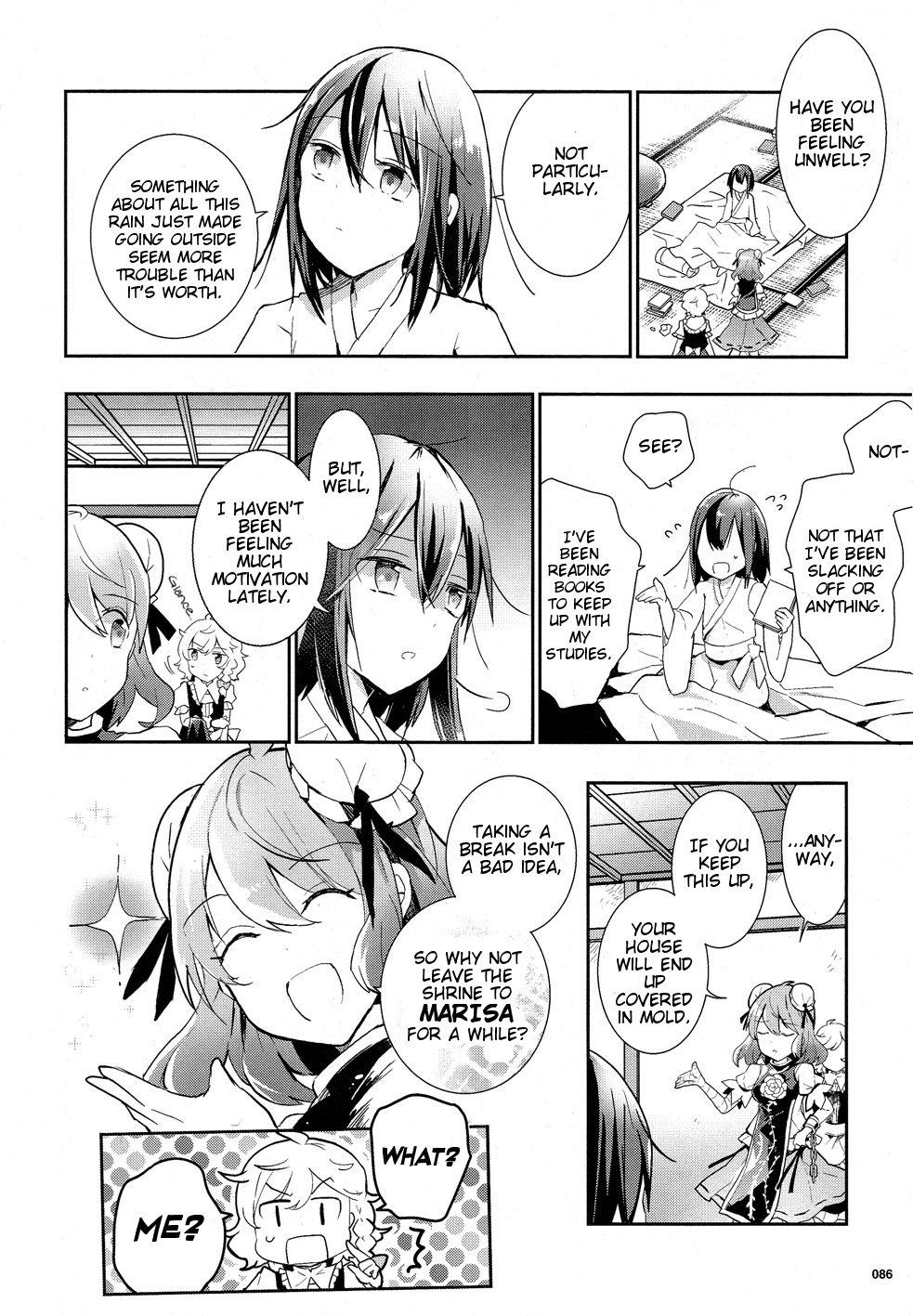 Touhou Ibarakasen - Wild and Horned Hermit Chapter 34 page 8 - Chapter 34: The Unidentified Haze That Afflics the Brain