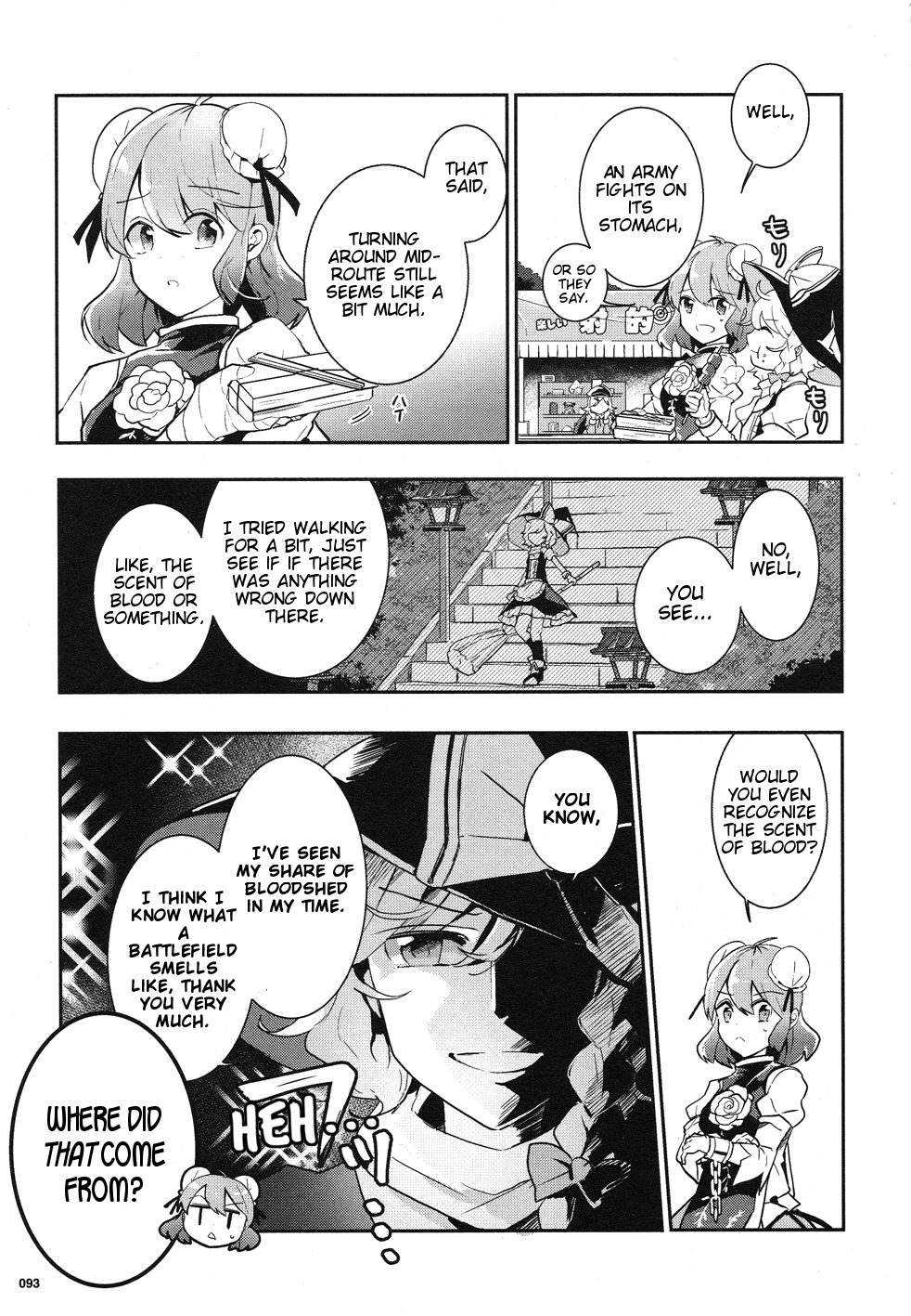Touhou Ibarakasen - Wild and Horned Hermit Chapter 36 page 15 - Chapter 36: Autumn with the sky clear and blue, and shrines growing stout
