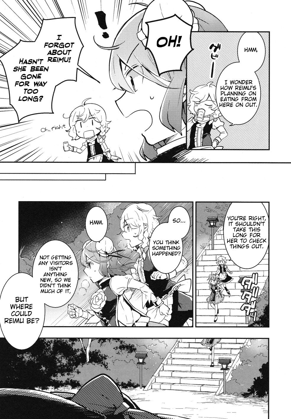 Touhou Ibarakasen - Wild and Horned Hermit Chapter 36 page 17 - Chapter 36: Autumn with the sky clear and blue, and shrines growing stout