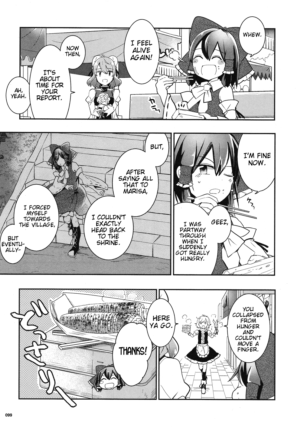 Touhou Ibarakasen - Wild and Horned Hermit Chapter 36 page 21 - Chapter 36: Autumn with the sky clear and blue, and shrines growing stout