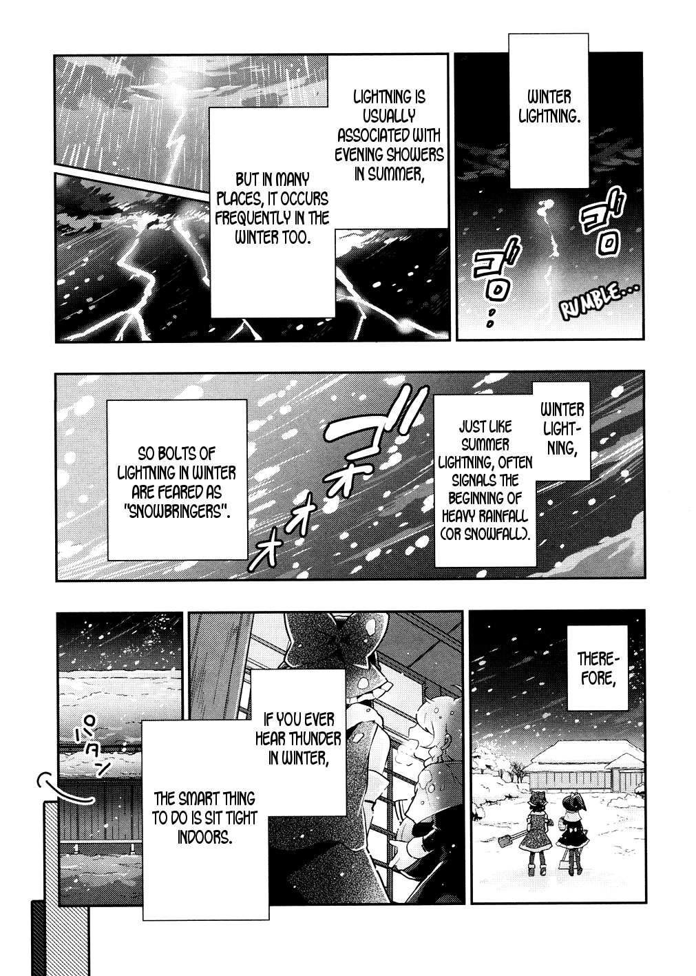 Touhou Ibarakasen - Wild and Horned Hermit Chapter 37 page 14 - Chapter 37: Does that Flash Bring Snow, or Gods?