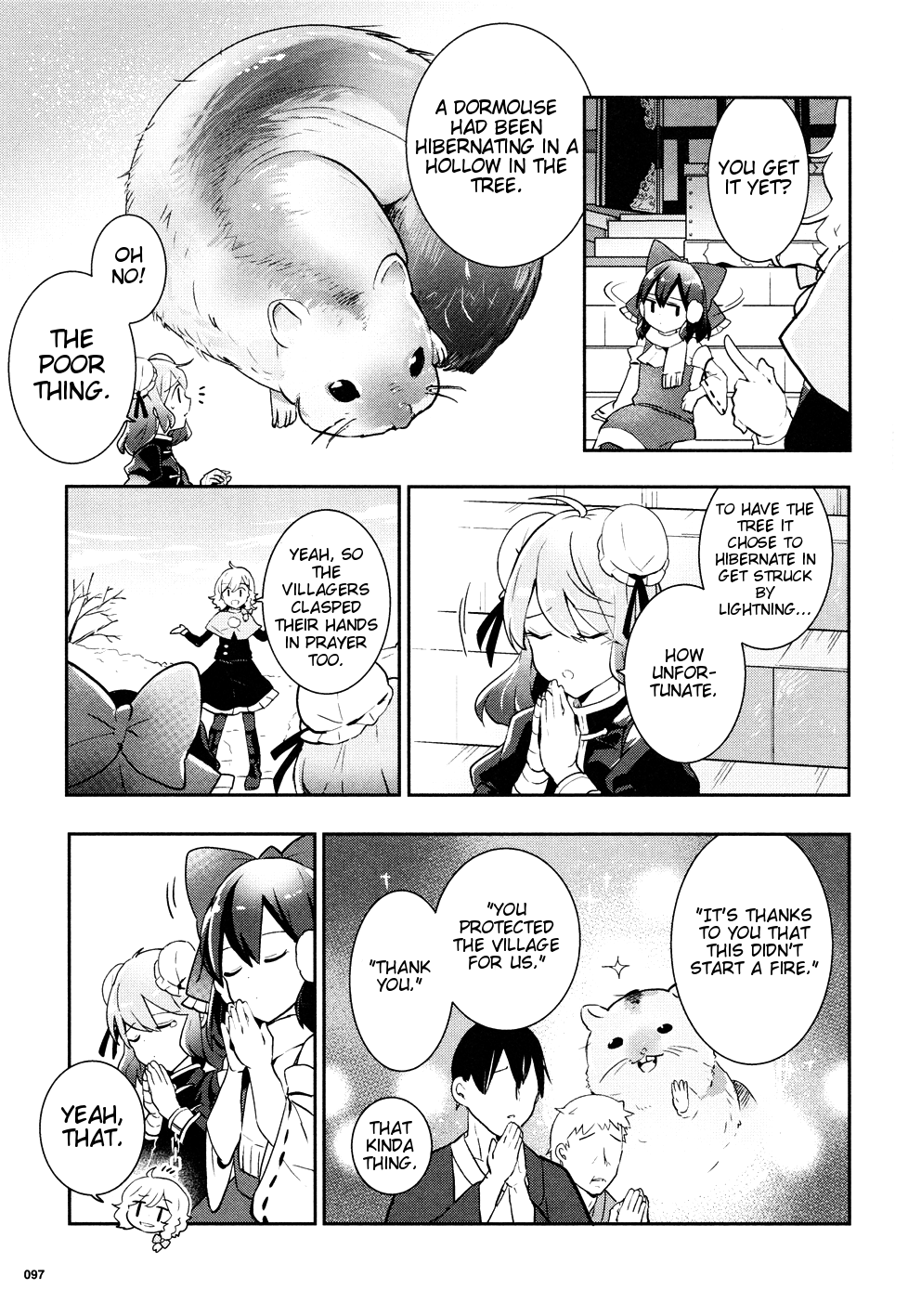 Touhou Ibarakasen - Wild and Horned Hermit Chapter 37 page 20 - Chapter 37: Does that Flash Bring Snow, or Gods?