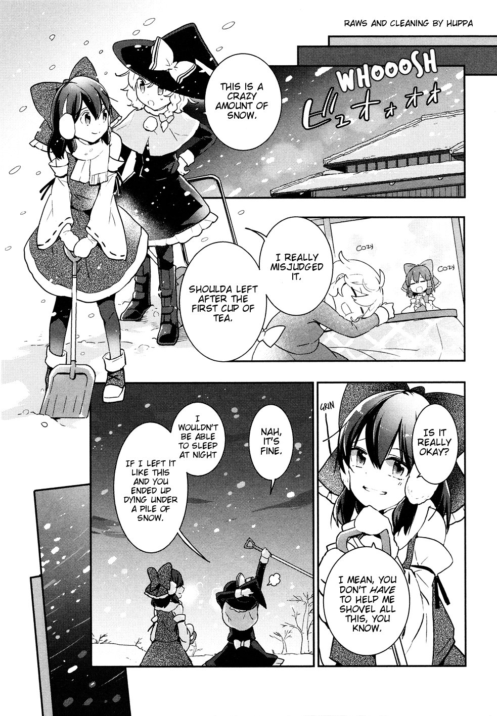Touhou Ibarakasen - Wild and Horned Hermit Chapter 37 page 4 - Chapter 37: Does that Flash Bring Snow, or Gods?