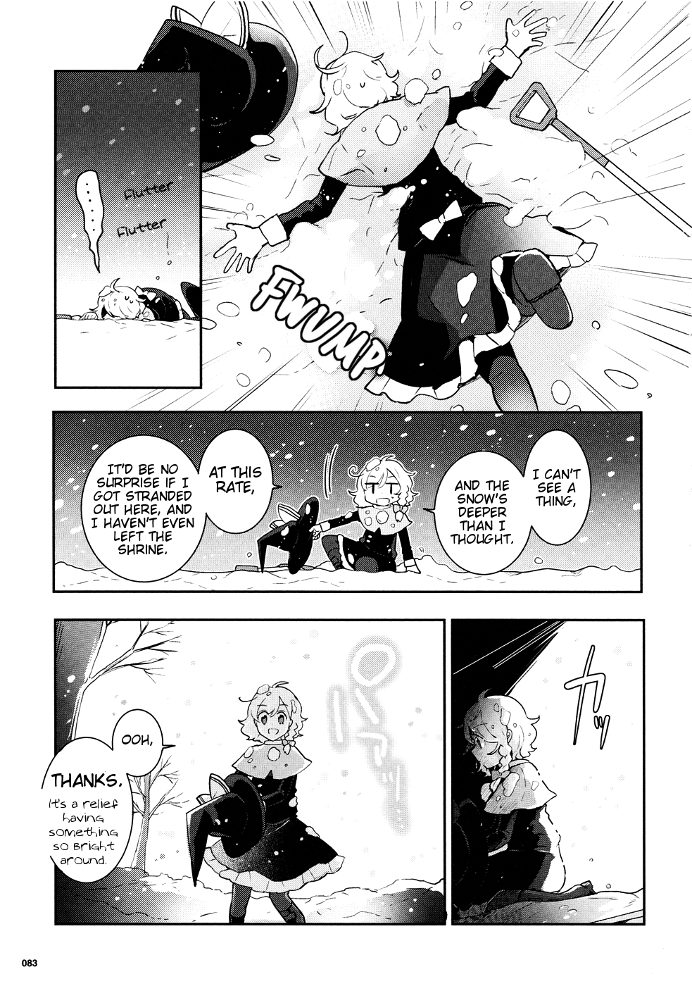 Touhou Ibarakasen - Wild and Horned Hermit Chapter 37 page 6 - Chapter 37: Does that Flash Bring Snow, or Gods?