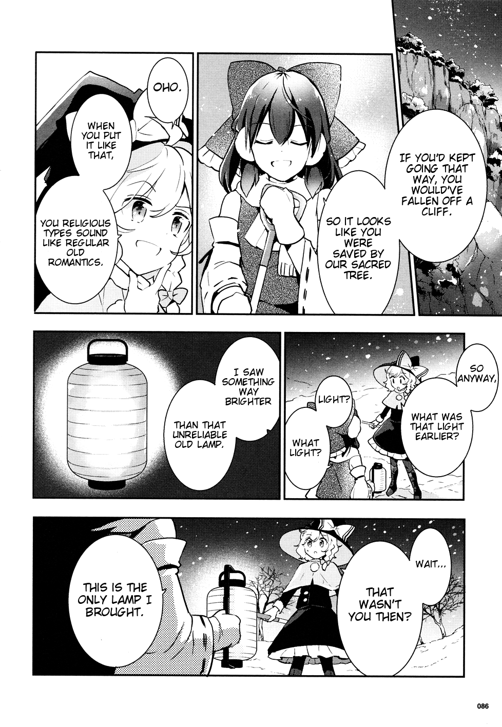 Touhou Ibarakasen - Wild and Horned Hermit Chapter 37 page 9 - Chapter 37: Does that Flash Bring Snow, or Gods?