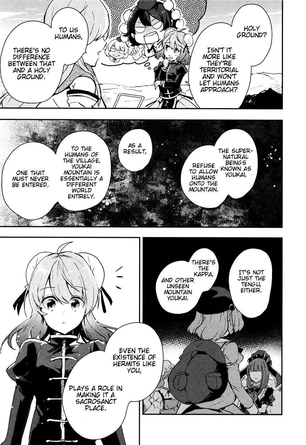 Touhou Ibarakasen - Wild and Horned Hermit Chapter 38 page 11 - Chapter 38: Shrine as Sacred Ground