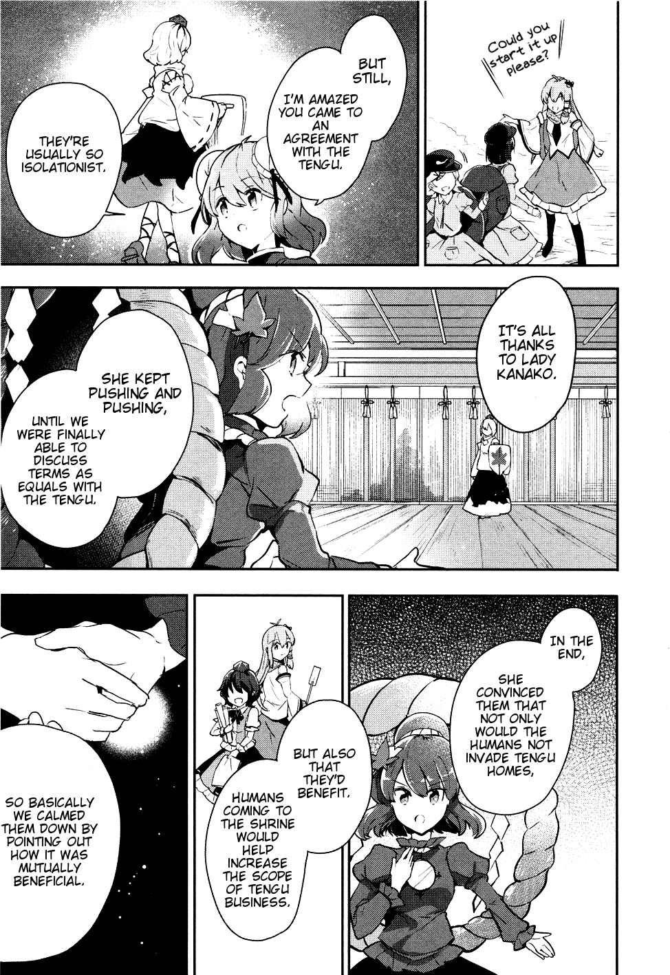 Touhou Ibarakasen - Wild and Horned Hermit Chapter 38 page 15 - Chapter 38: Shrine as Sacred Ground