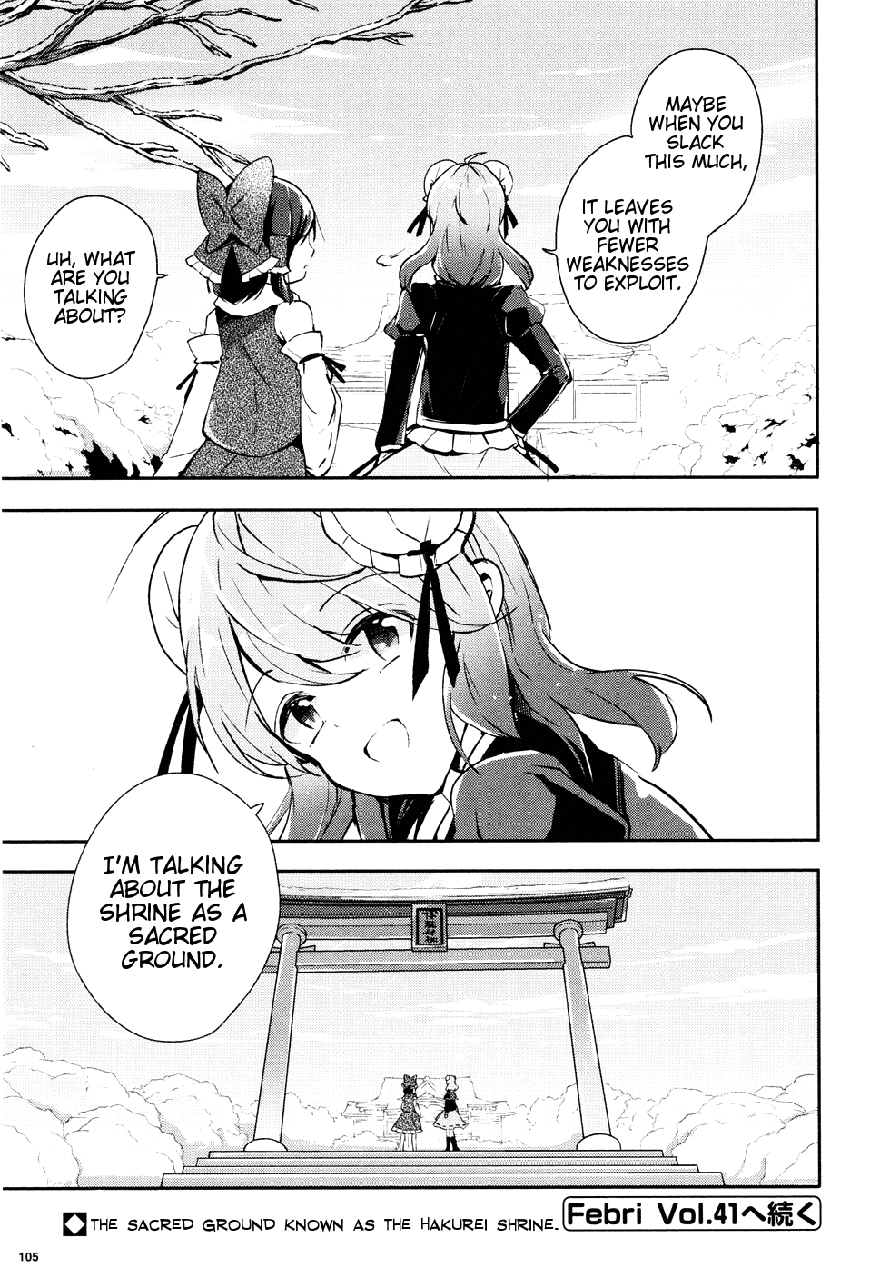 Touhou Ibarakasen - Wild and Horned Hermit Chapter 38 page 27 - Chapter 38: Shrine as Sacred Ground