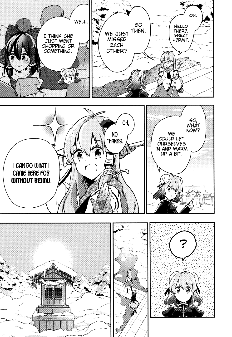 Touhou Ibarakasen - Wild and Horned Hermit Chapter 38 page 7 - Chapter 38: Shrine as Sacred Ground