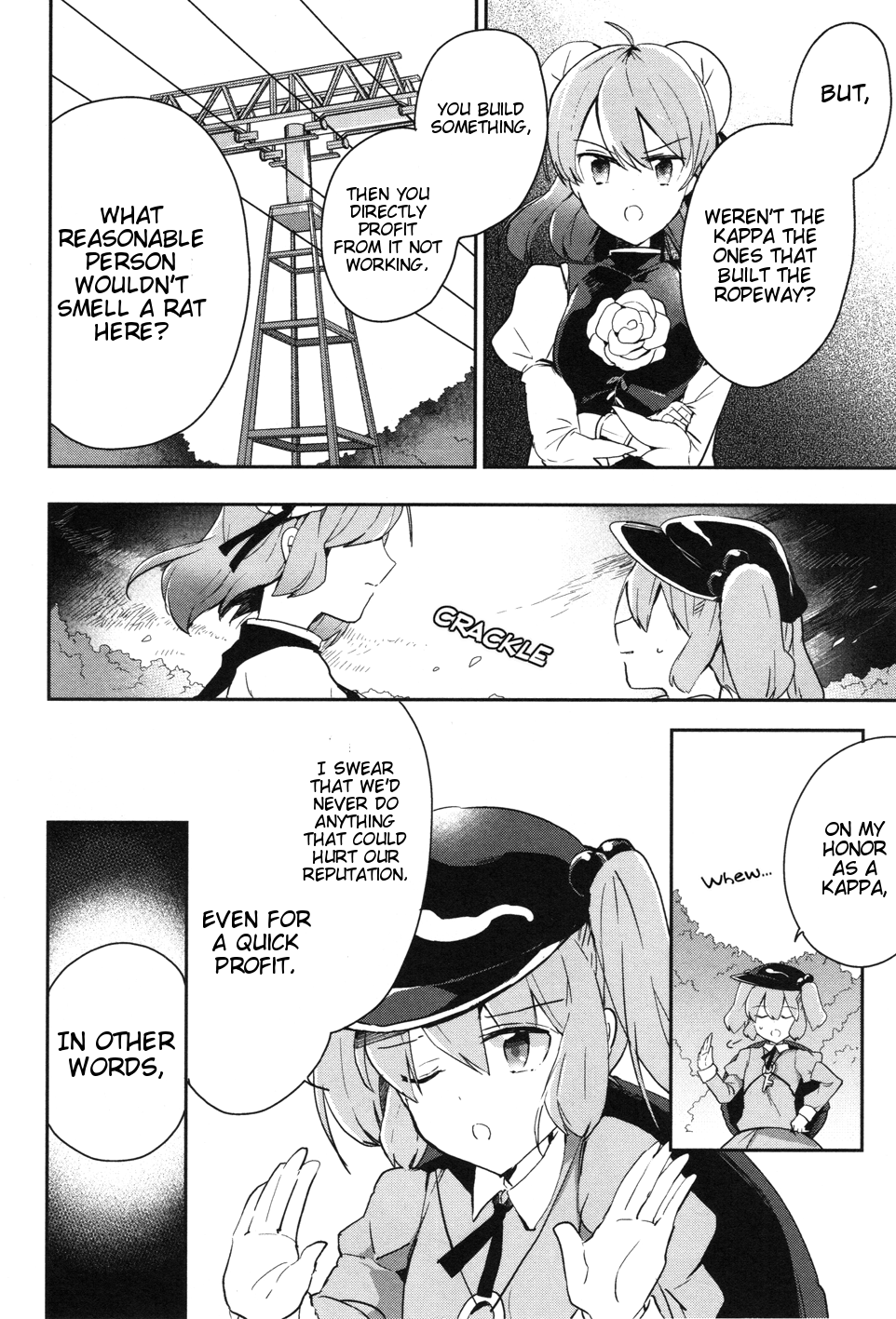 Touhou Ibarakasen - Wild and Horned Hermit Chapter 39 page 14 - Chapter 39: Because Youkai Mountain is There
