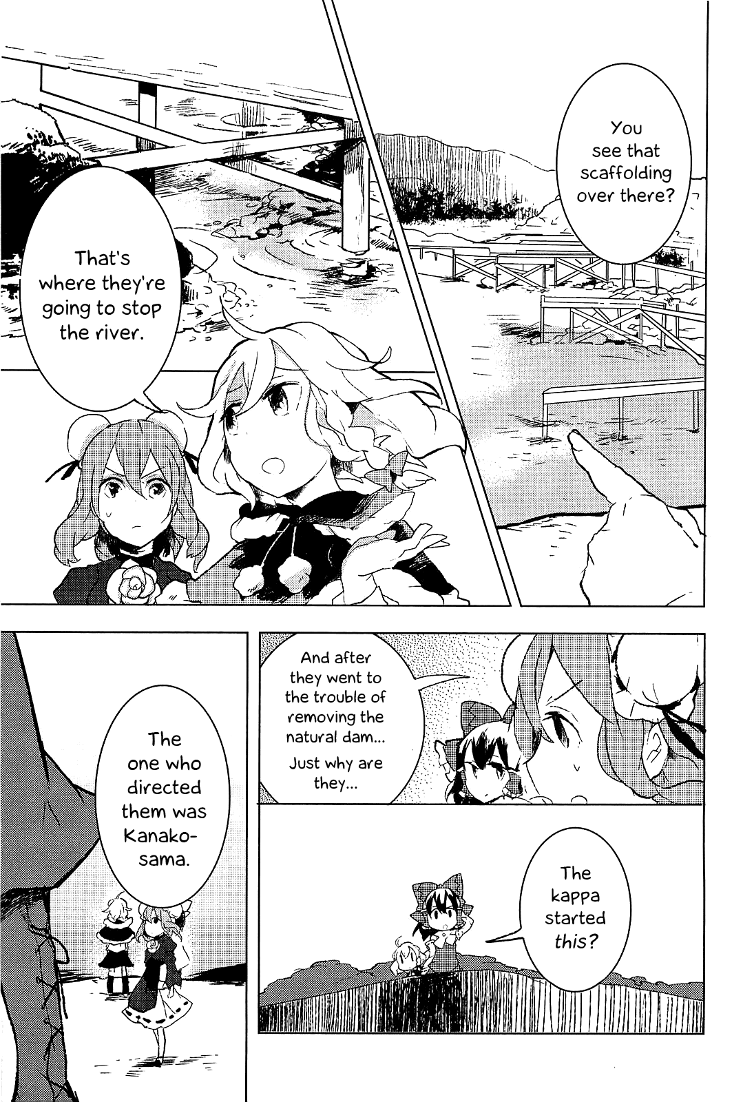 Touhou Ibarakasen - Wild and Horned Hermit Chapter 4 page 13 - Chapter 4: An Artificial Lake of Faith