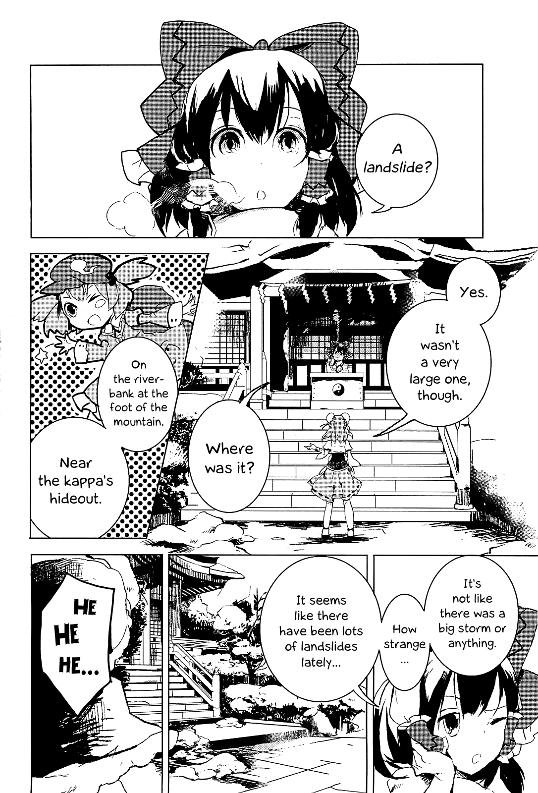 Touhou Ibarakasen - Wild and Horned Hermit Chapter 4 page 2 - Chapter 4: An Artificial Lake of Faith