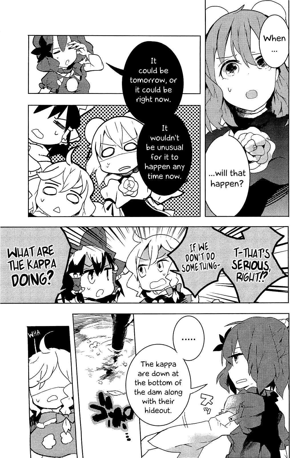 Touhou Ibarakasen - Wild and Horned Hermit Chapter 4 page 9 - Chapter 4: An Artificial Lake of Faith