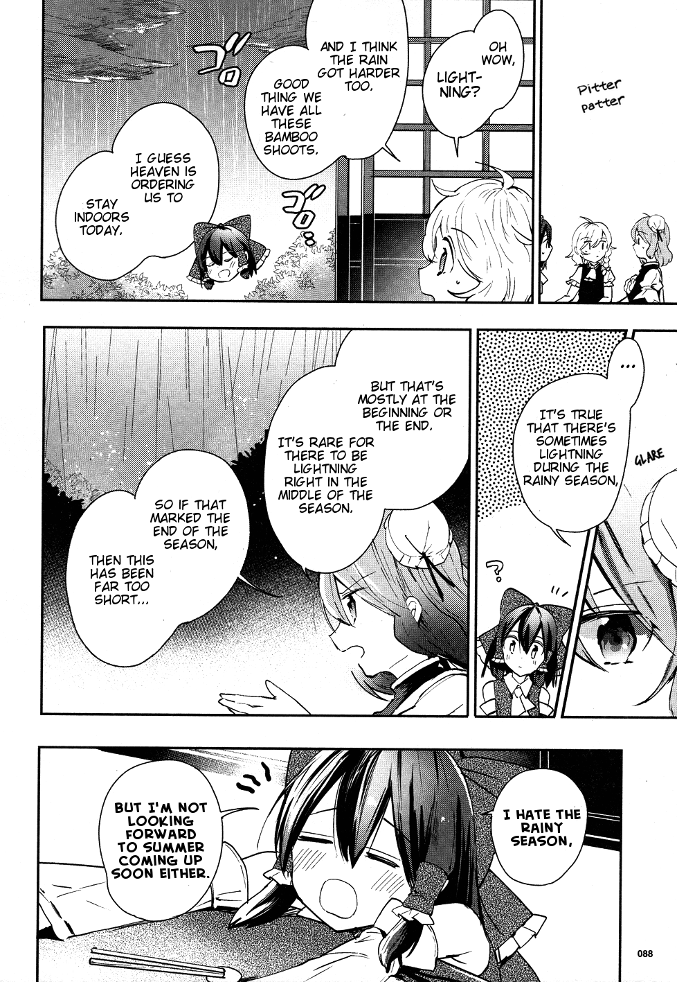 Touhou Ibarakasen - Wild and Horned Hermit Chapter 40 page 10 - Chapter 40: The Strange Weather Gnawing at Gensokyo