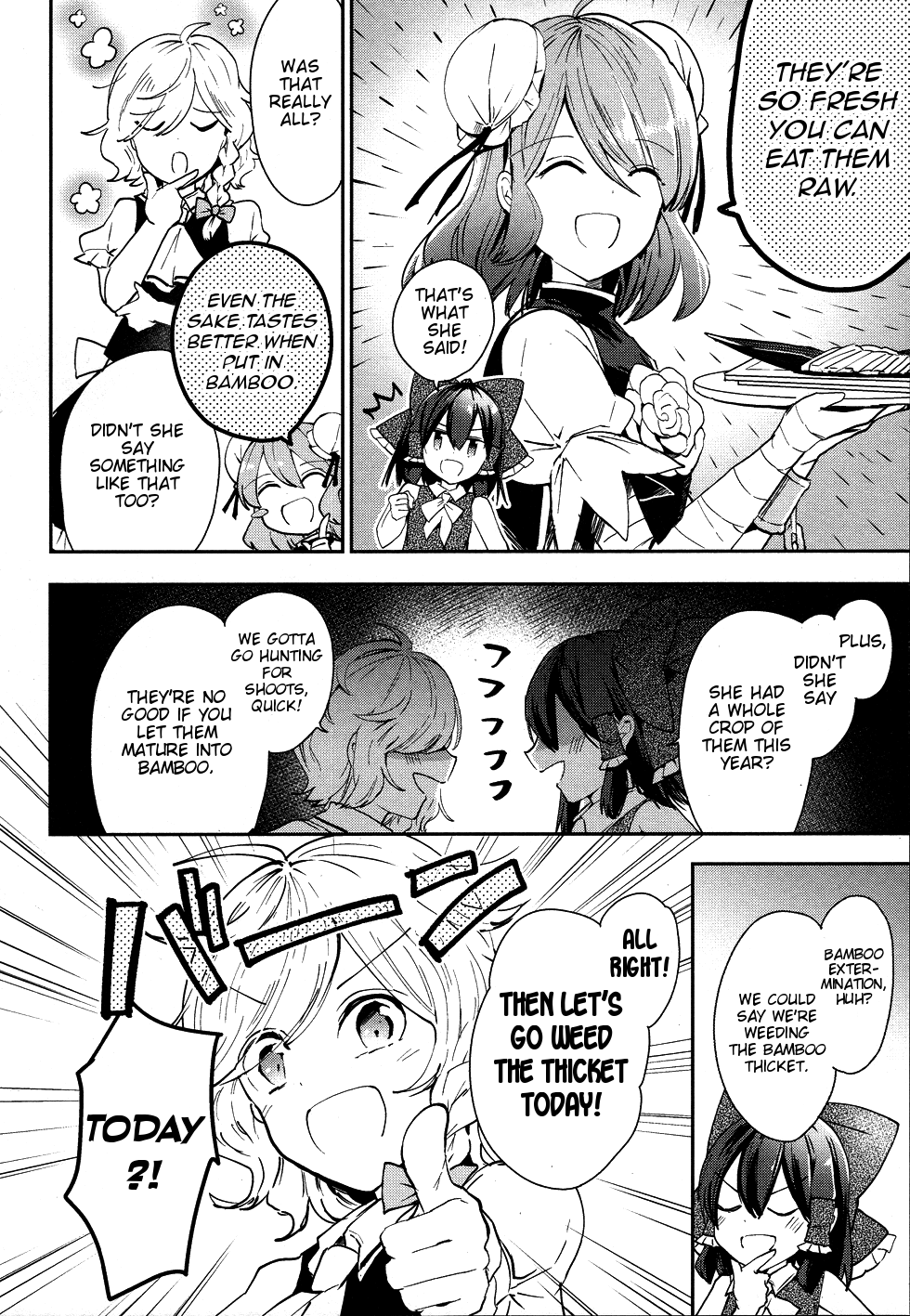 Touhou Ibarakasen - Wild and Horned Hermit Chapter 40 page 16 - Chapter 40: The Strange Weather Gnawing at Gensokyo
