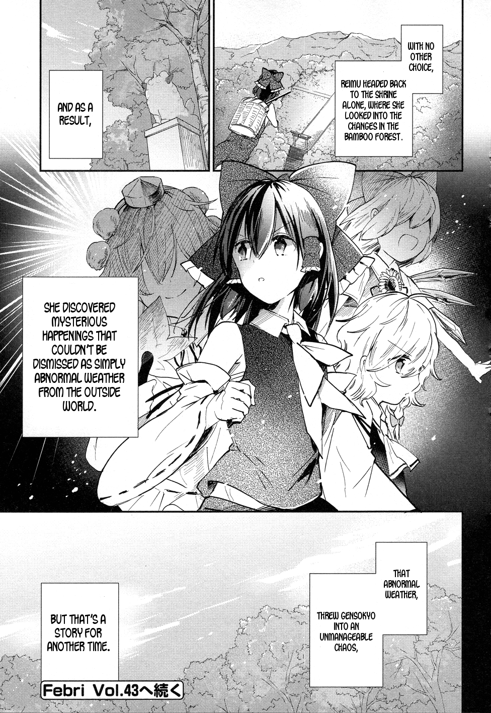 Touhou Ibarakasen - Wild and Horned Hermit Chapter 40 page 29 - Chapter 40: The Strange Weather Gnawing at Gensokyo