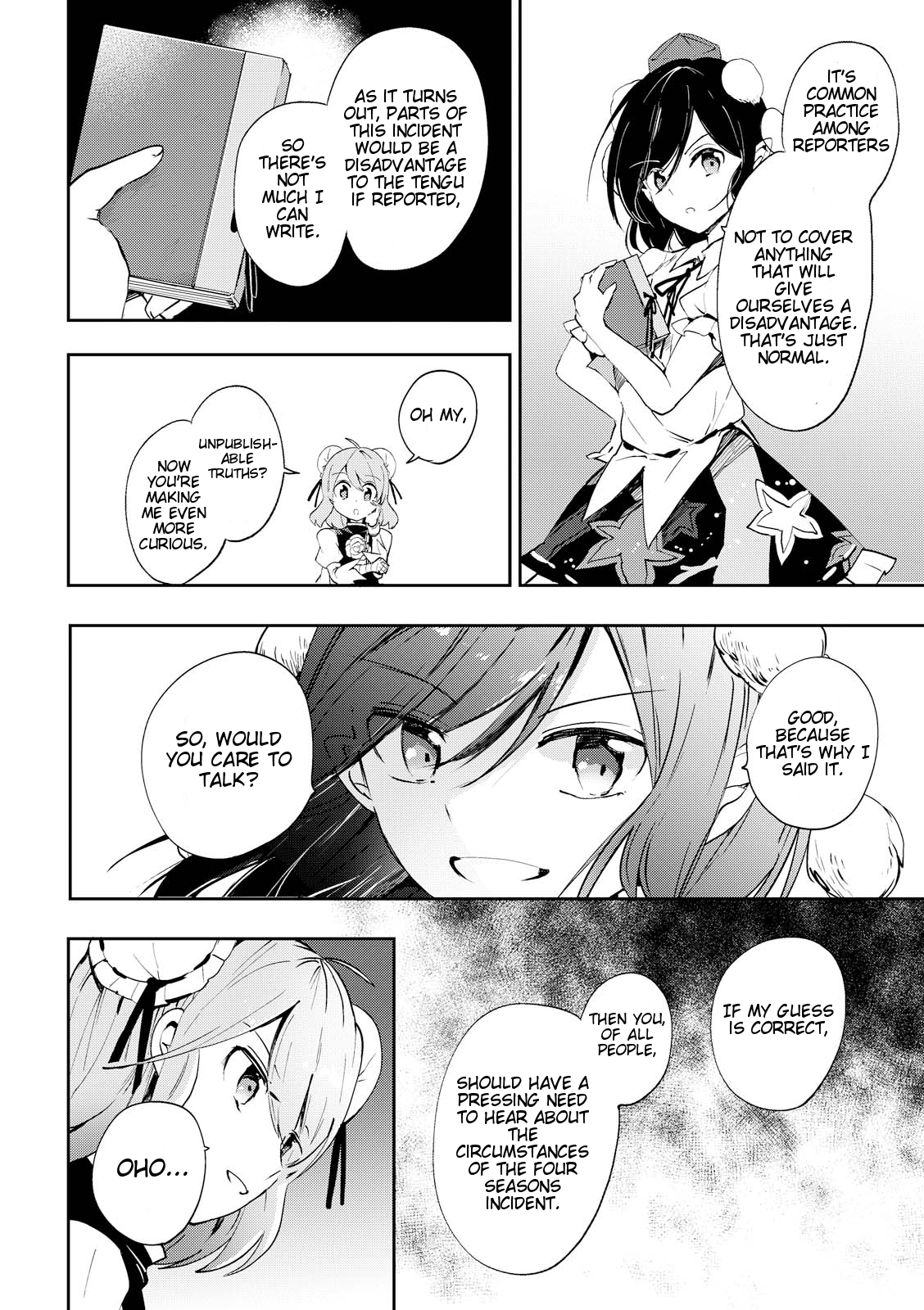 Touhou Ibarakasen - Wild and Horned Hermit Chapter 42 page 10 - Chapter 42: Take Back the Four Seasons