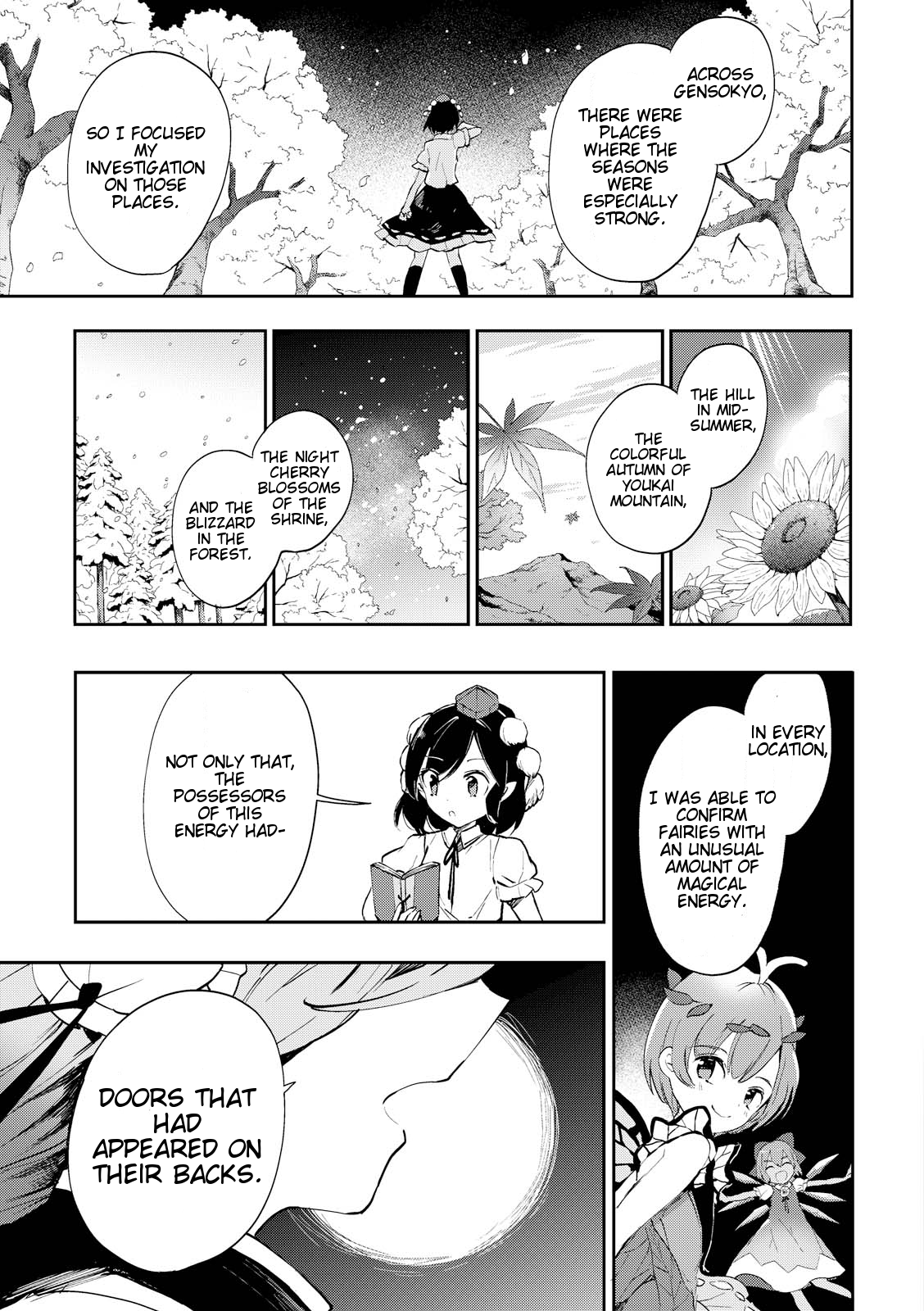 Touhou Ibarakasen - Wild and Horned Hermit Chapter 42 page 17 - Chapter 42: Take Back the Four Seasons