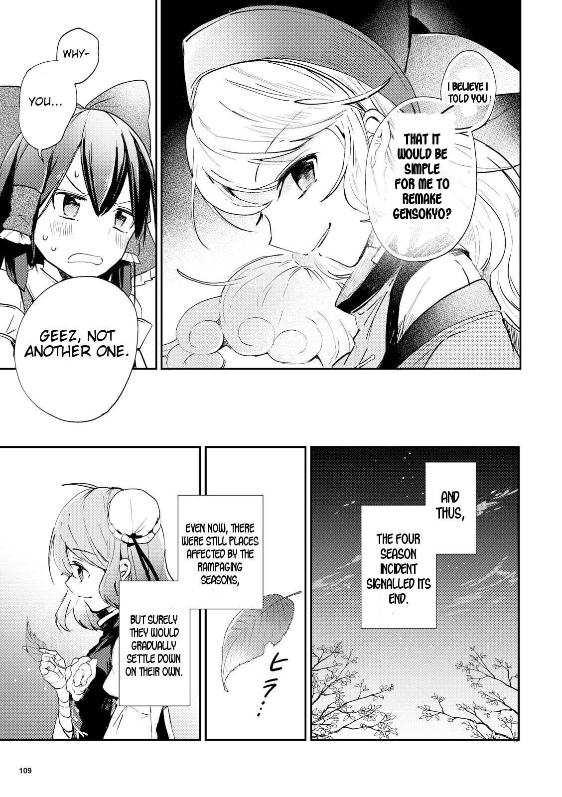 Touhou Ibarakasen - Wild and Horned Hermit Chapter 42 page 31 - Chapter 42: Take Back the Four Seasons