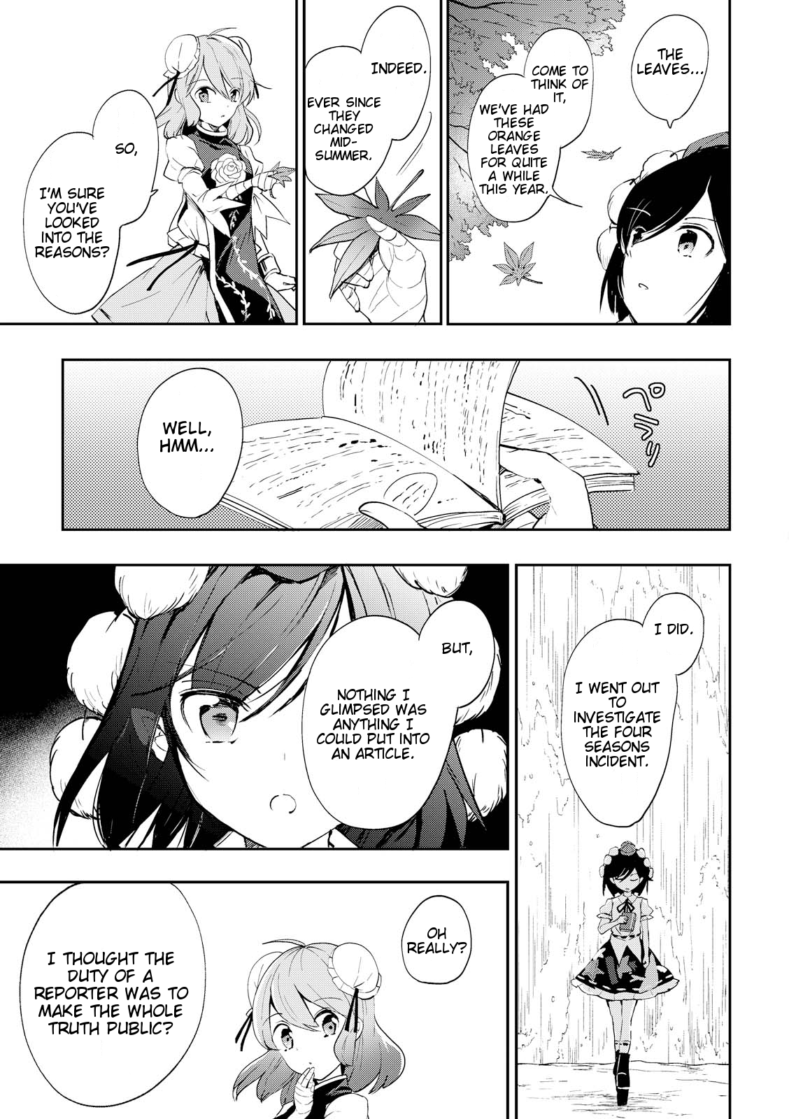 Touhou Ibarakasen - Wild and Horned Hermit Chapter 42 page 9 - Chapter 42: Take Back the Four Seasons