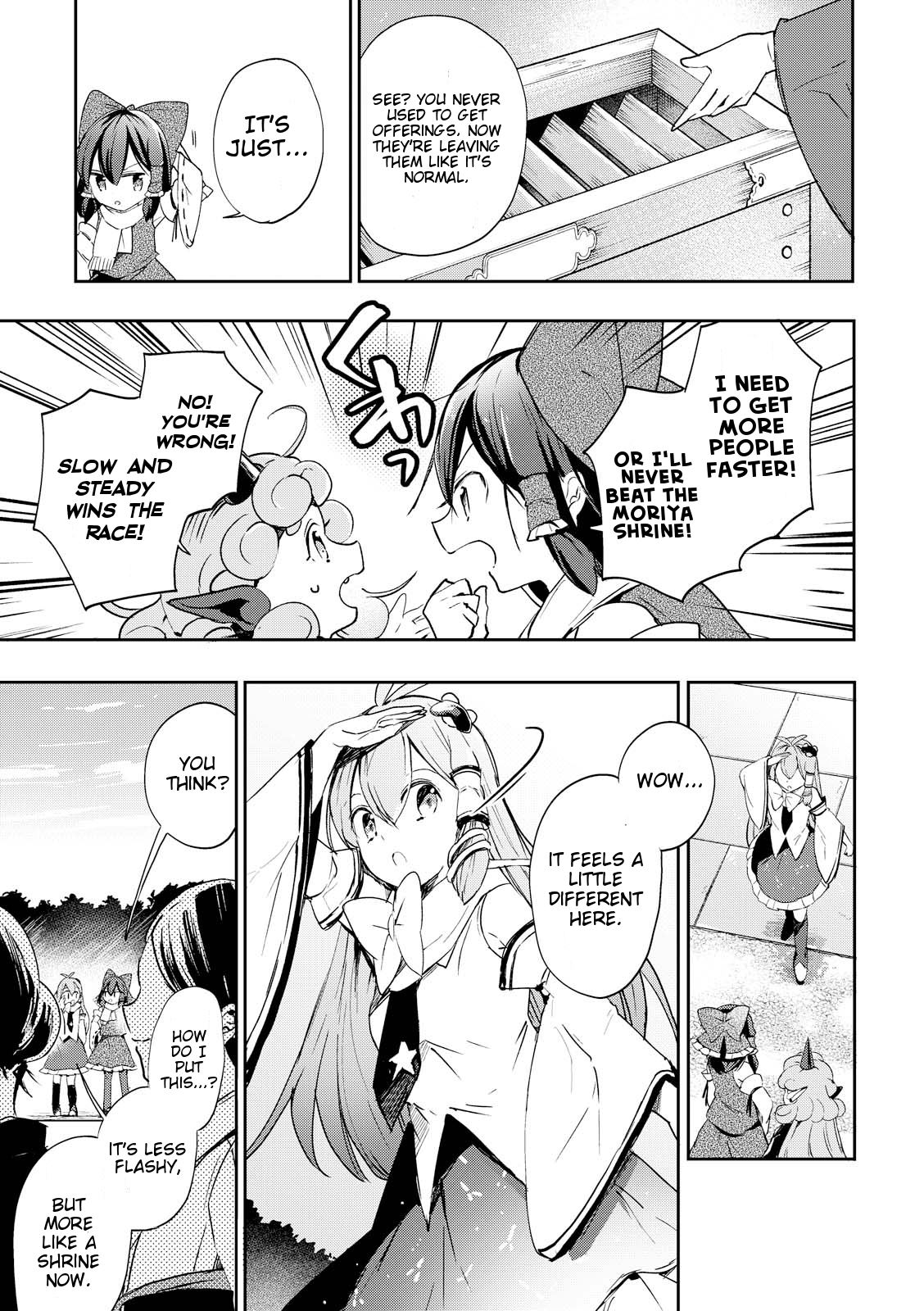 Touhou Ibarakasen - Wild and Horned Hermit Chapter 43 page 27 - Chapter 43: The Hakurei Shrine Cannot Make A Profit